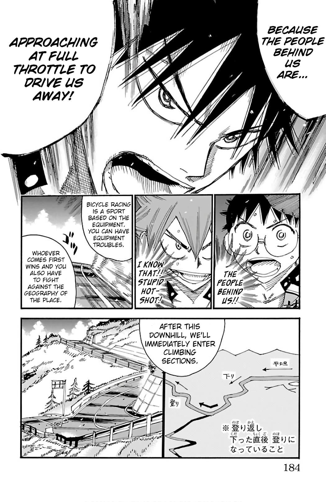 Yowamushi Pedal Chapter 493 page 7 - Chapter 493: The Last 7km's Chase