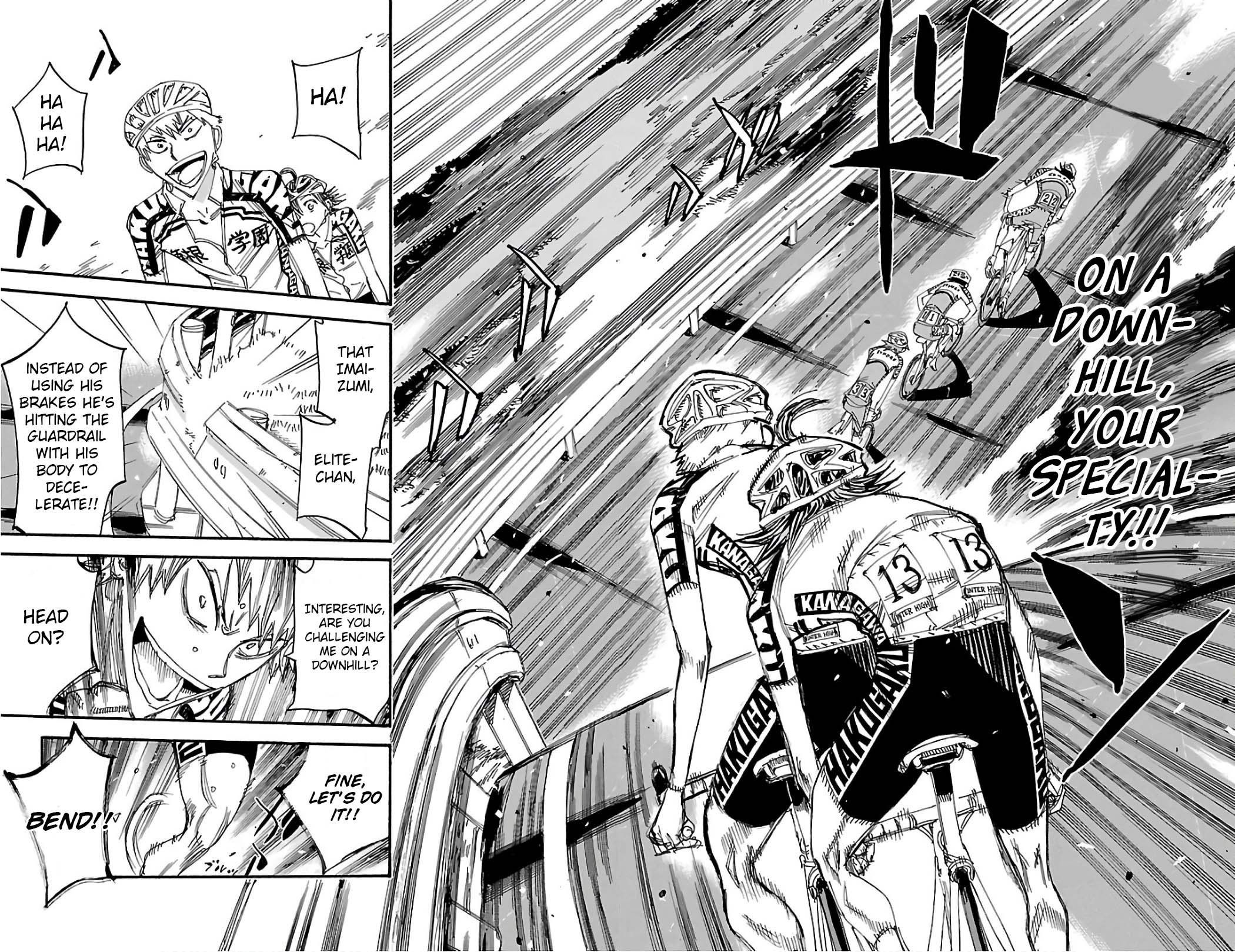Yowamushi Pedal Chapter 494 page 12 - Chapter 494: Battle! Downhill!!