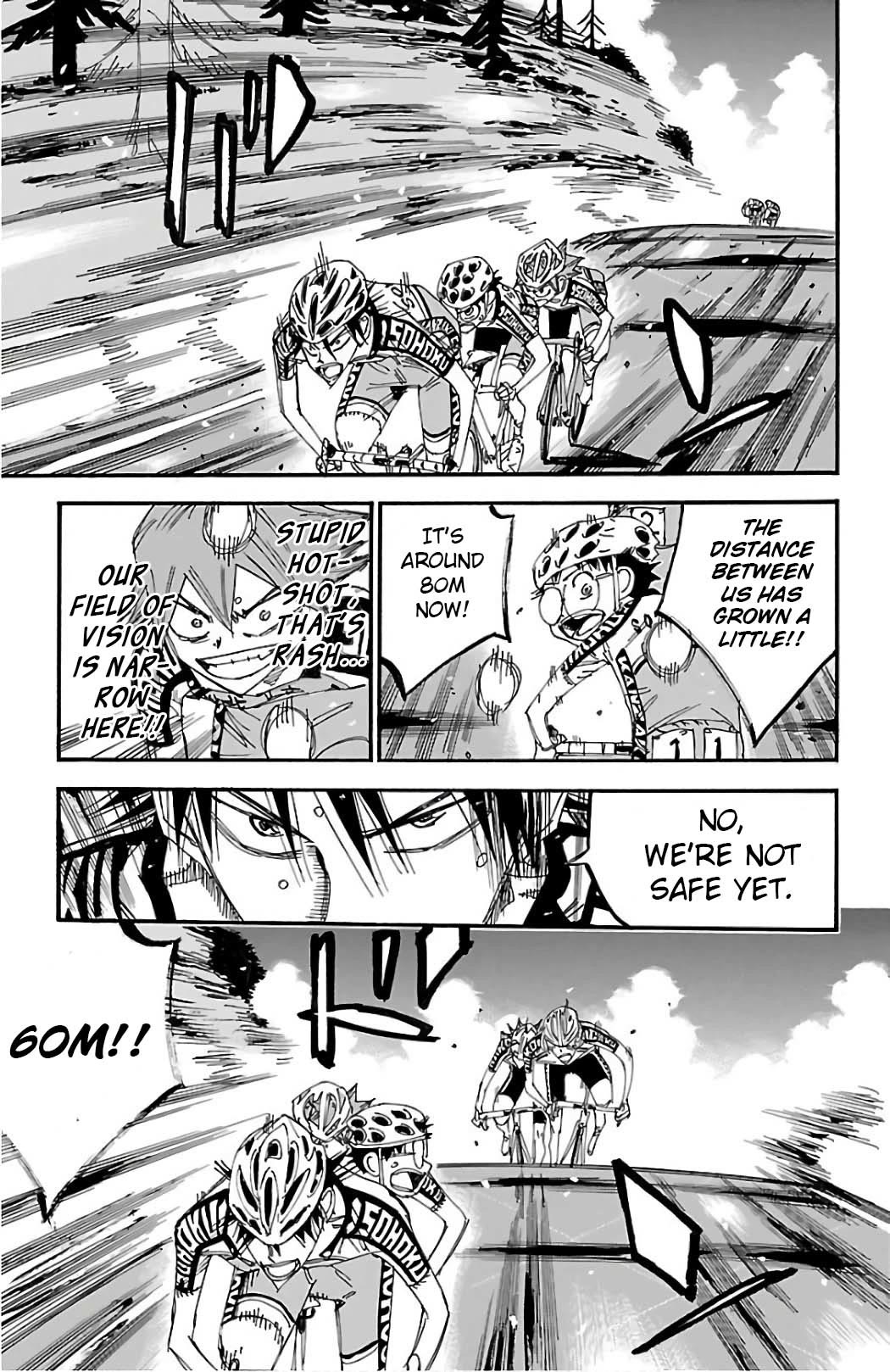 Yowamushi Pedal Chapter 494 page 14 - Chapter 494: Battle! Downhill!!