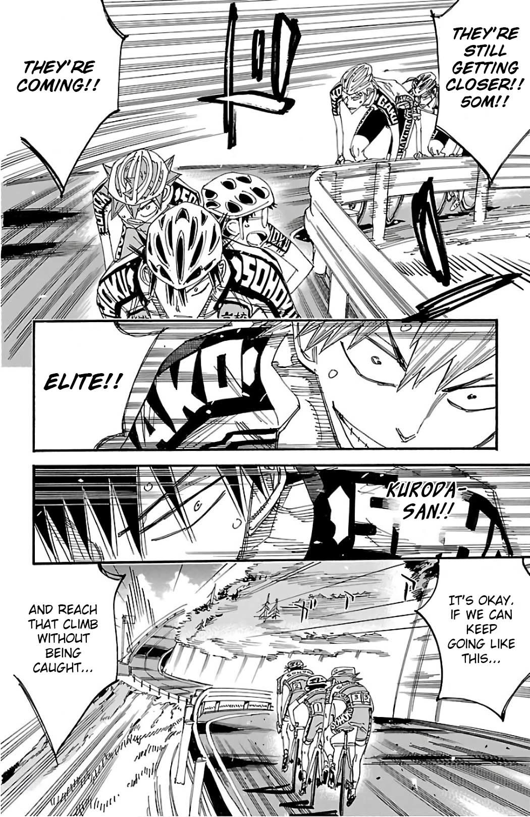 Yowamushi Pedal Chapter 494 page 15 - Chapter 494: Battle! Downhill!!