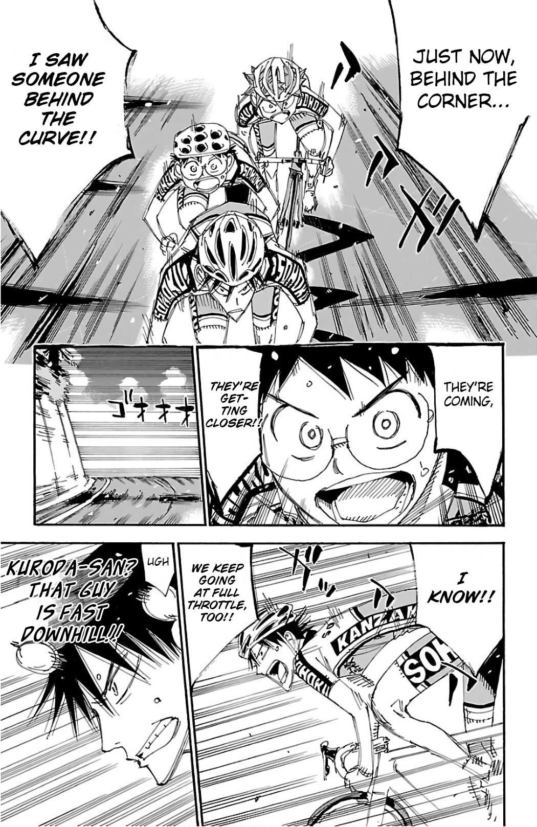 Yowamushi Pedal Chapter 494 page 3 - Chapter 494: Battle! Downhill!!