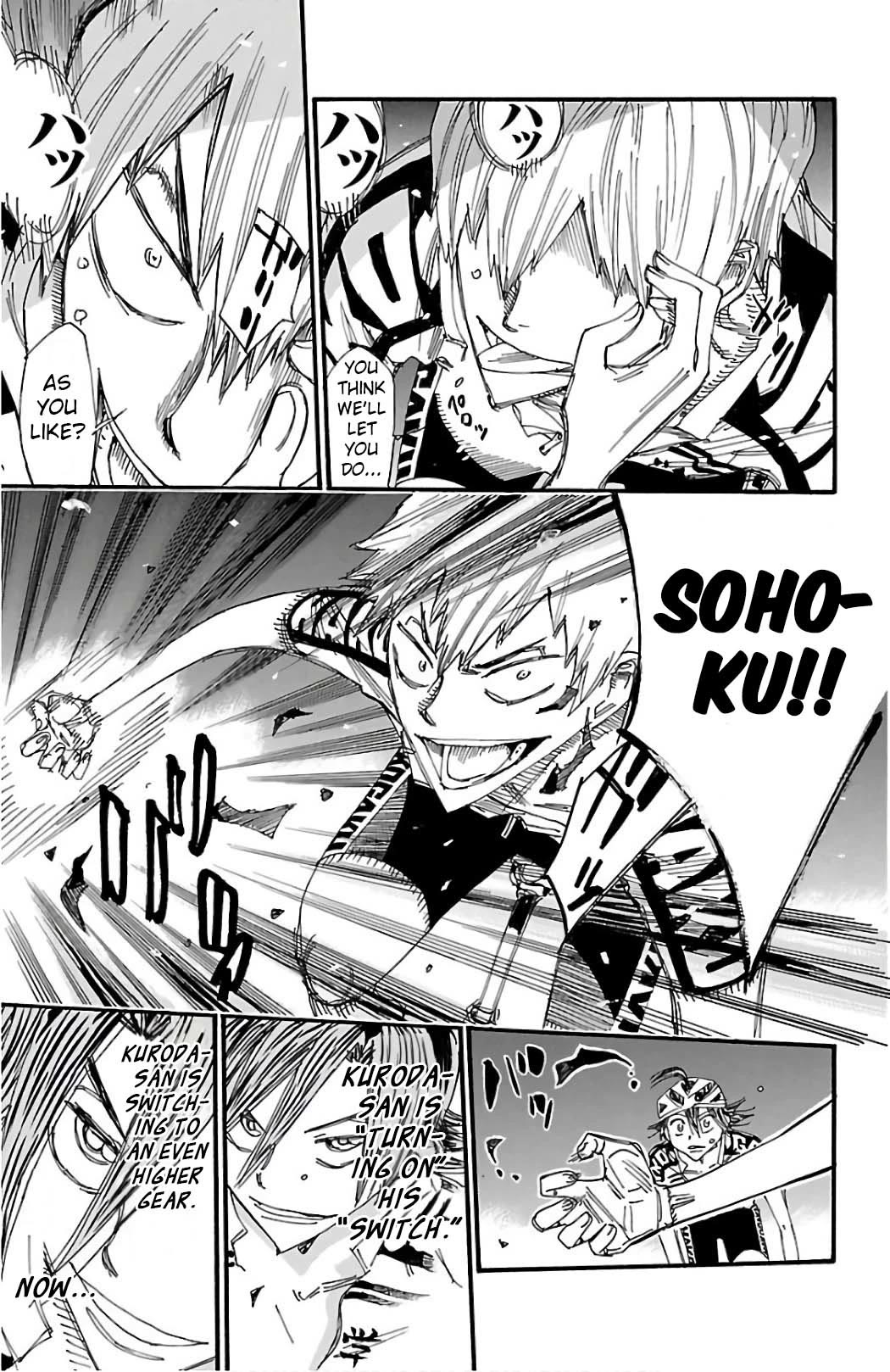 Yowamushi Pedal Chapter 494 page 5 - Chapter 494: Battle! Downhill!!