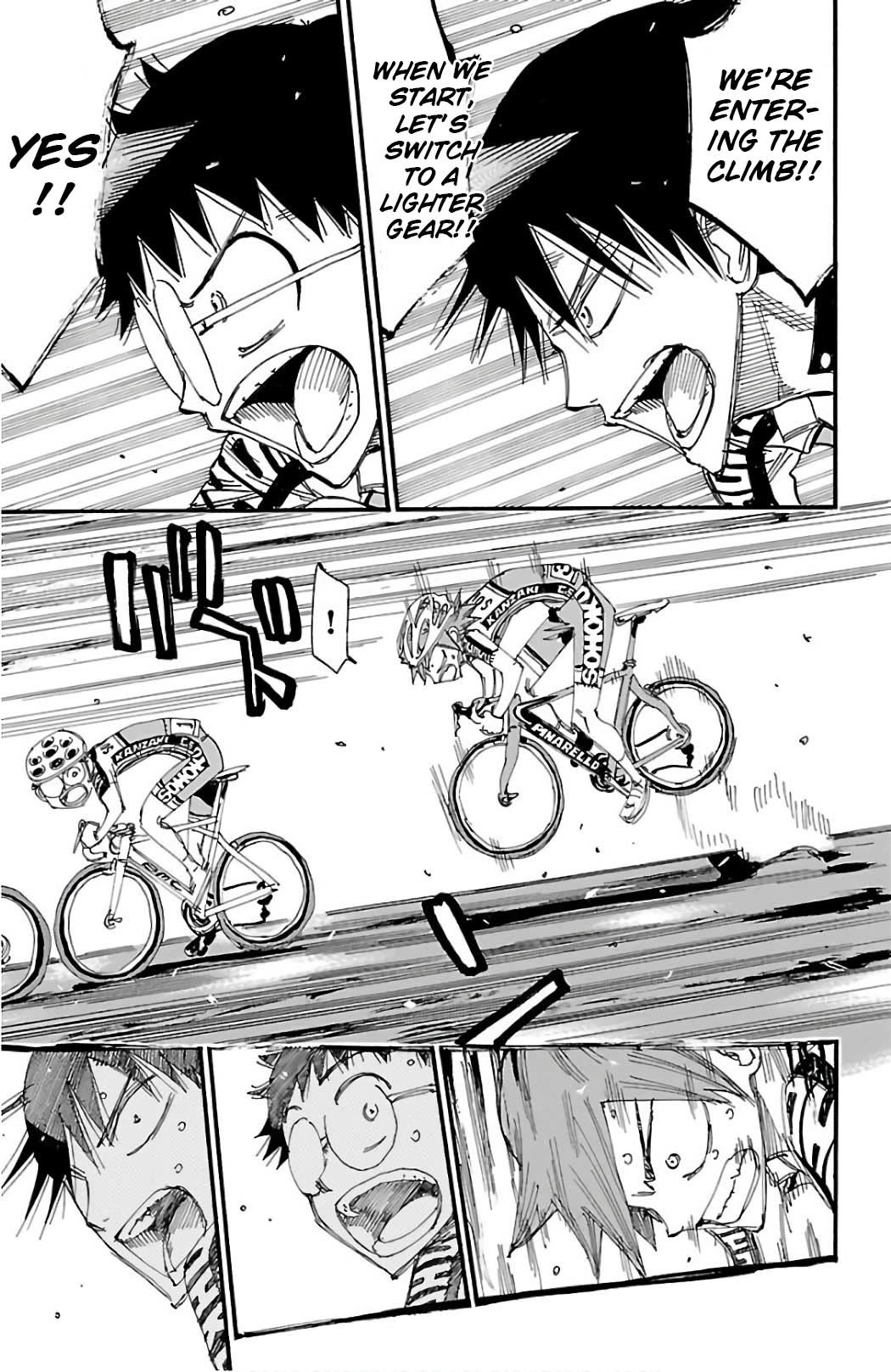 Yowamushi Pedal Chapter 495 page 14 - Chapter 495: Prey