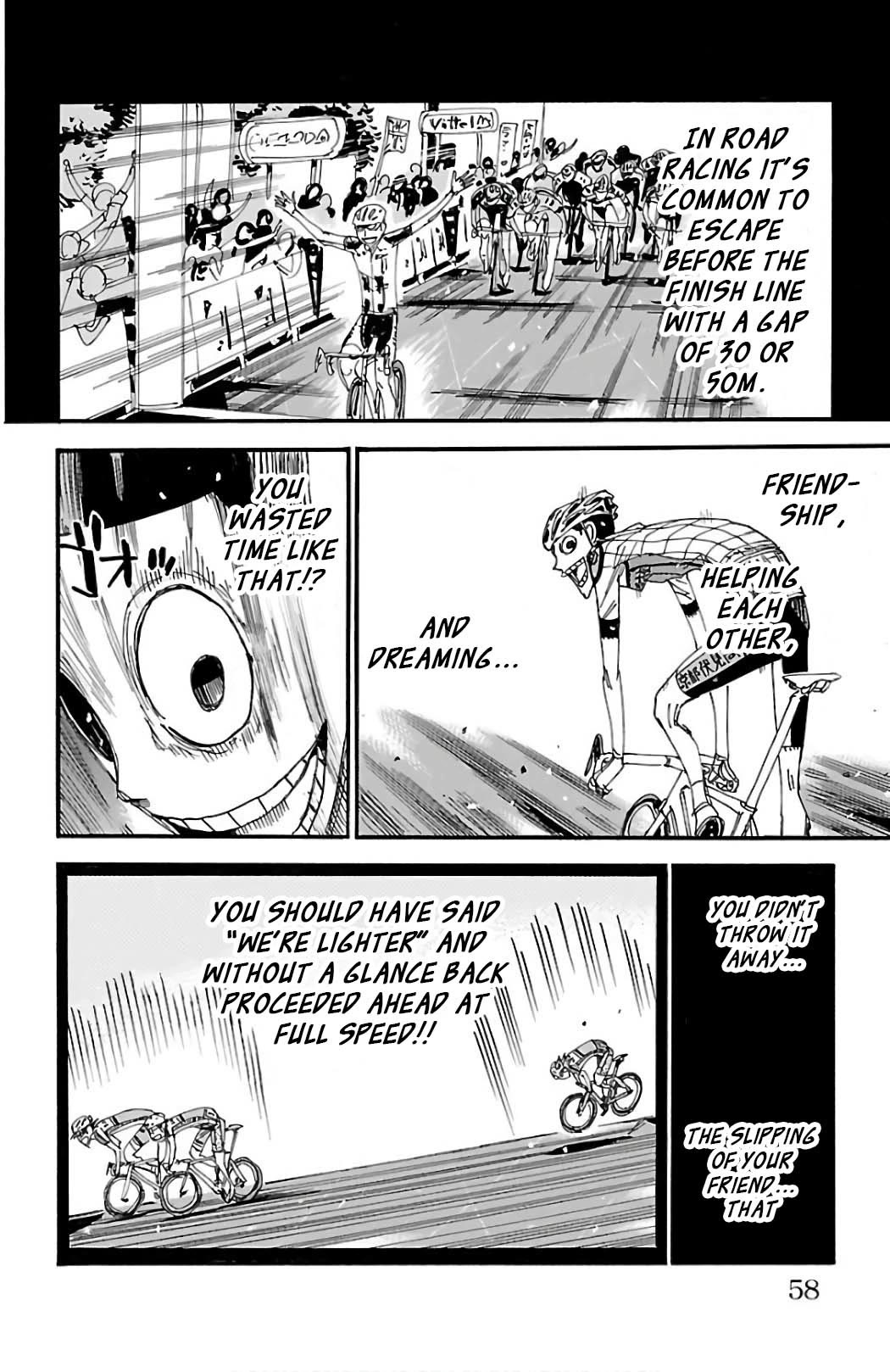 Yowamushi Pedal Chapter 496 page 11 - Chapter 496: The Stolen 200m