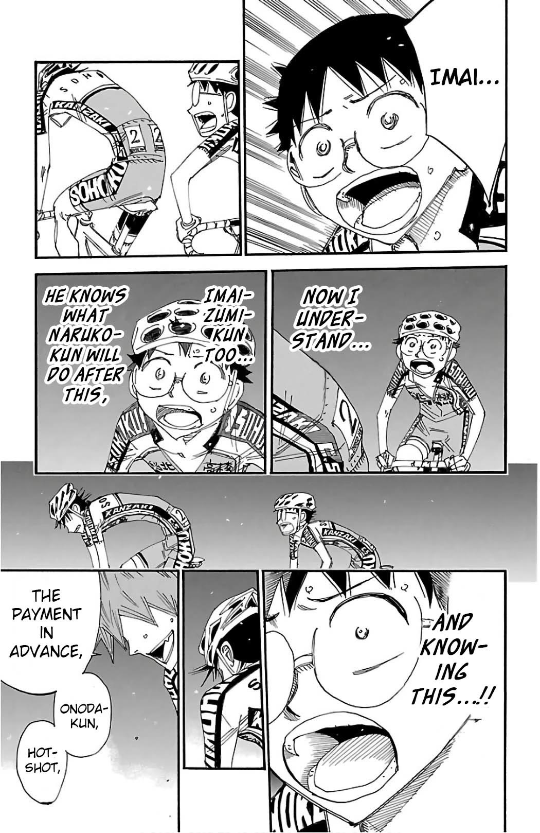 Yowamushi Pedal Chapter 496 page 18 - Chapter 496: The Stolen 200m