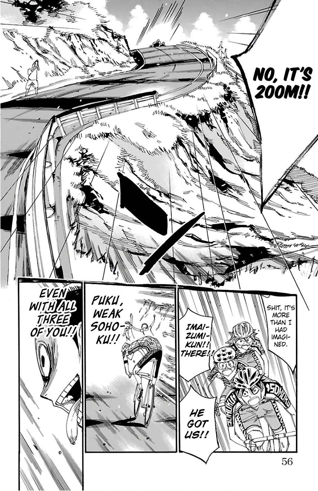 Yowamushi Pedal Chapter 496 page 9 - Chapter 496: The Stolen 200m