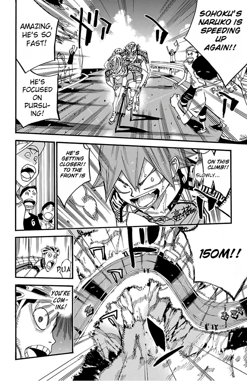Yowamushi Pedal Chapter 497 page 12 - Chapter 497: The Naruko Limited Express!!