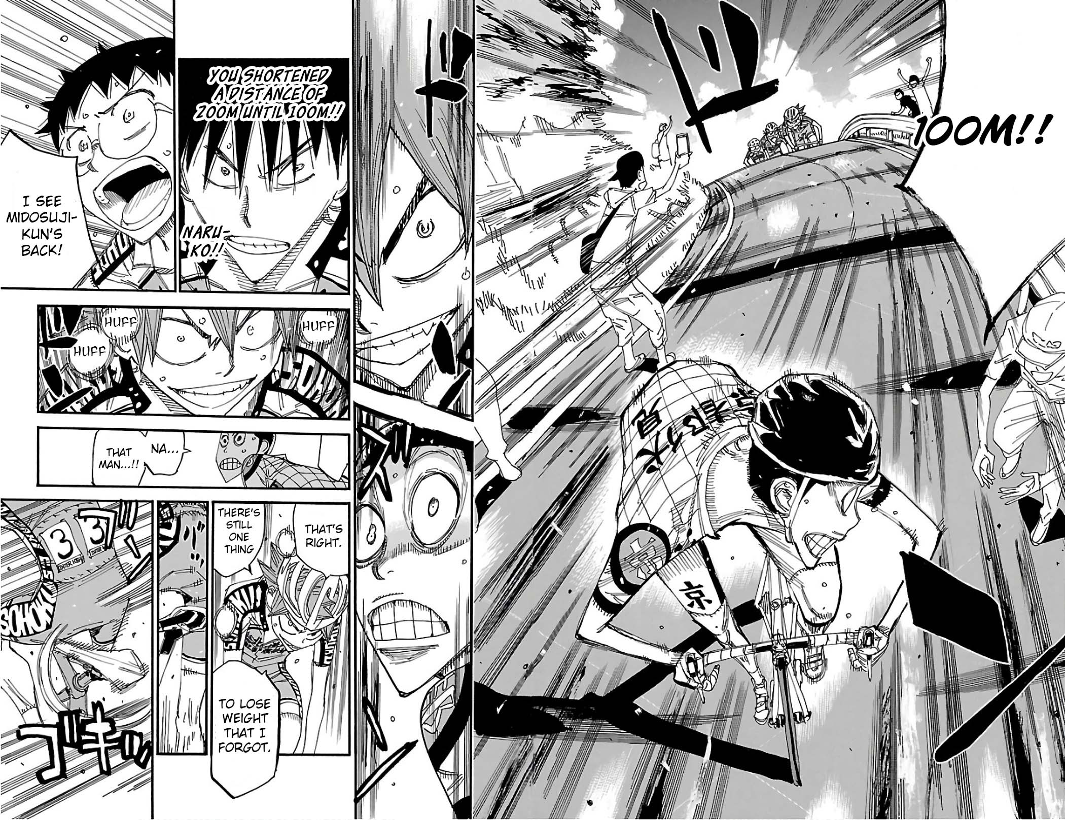Yowamushi Pedal Chapter 497 page 16 - Chapter 497: The Naruko Limited Express!!