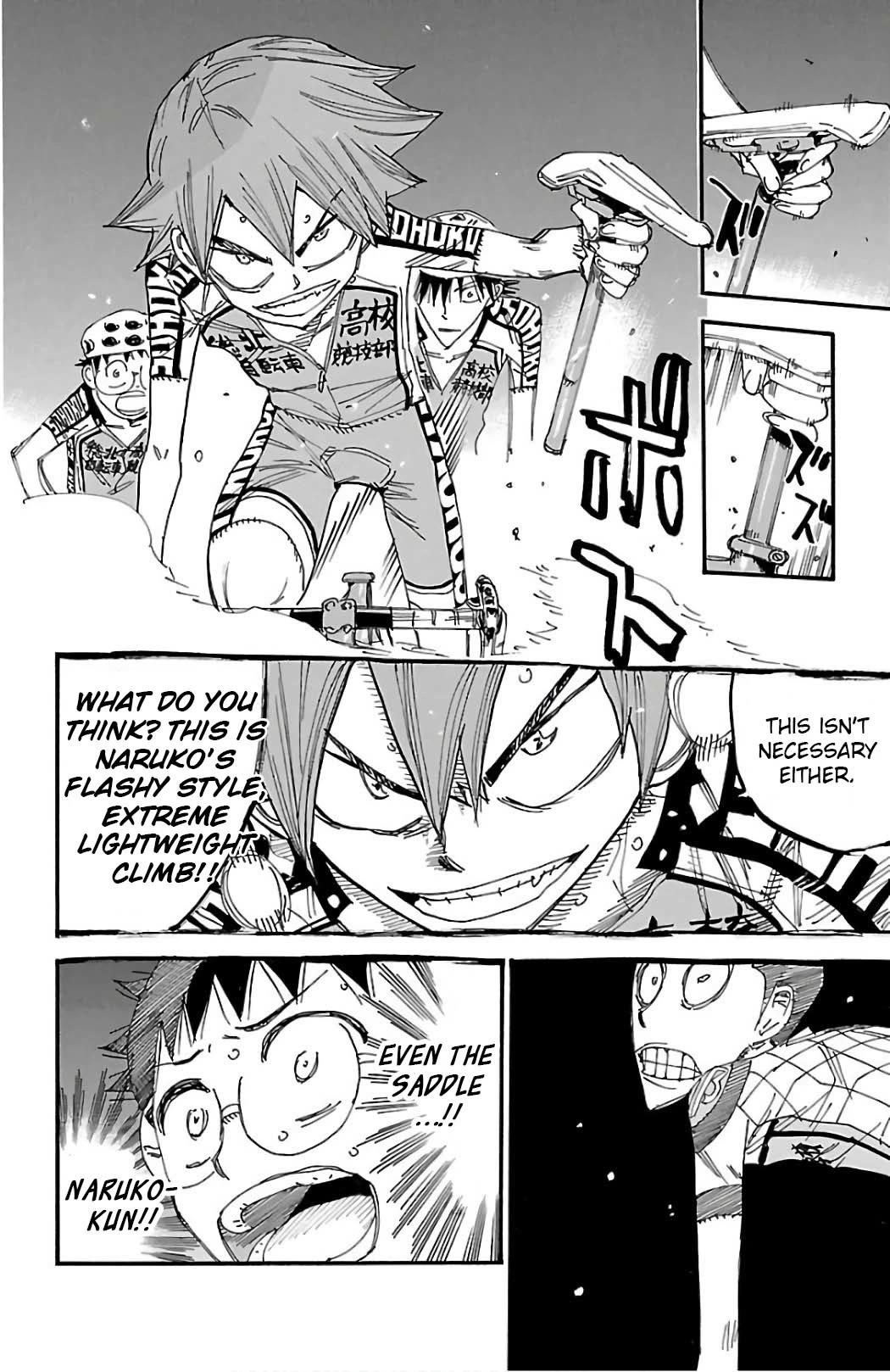 Yowamushi Pedal Chapter 497 page 17 - Chapter 497: The Naruko Limited Express!!
