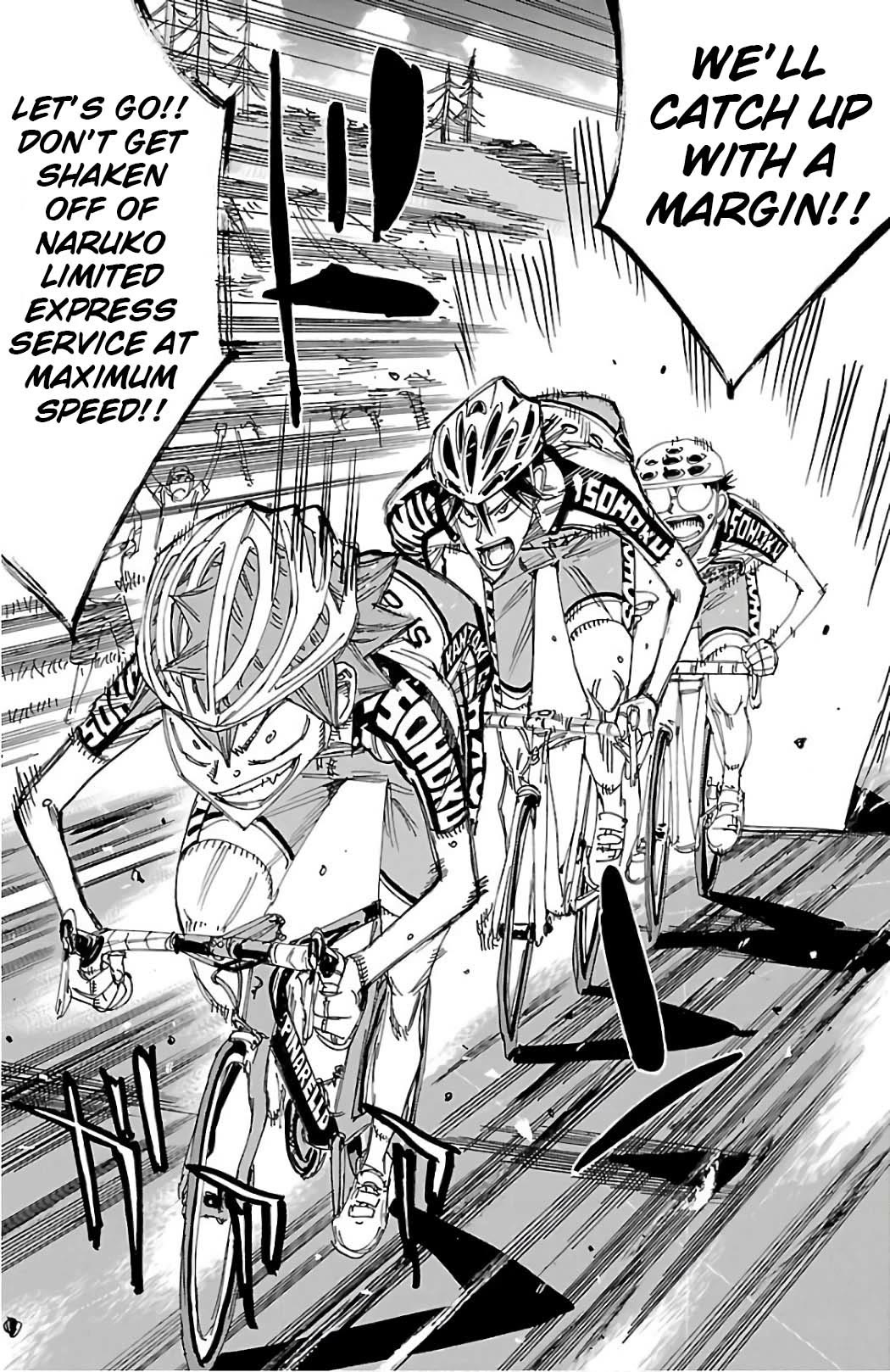 Yowamushi Pedal Chapter 497 page 4 - Chapter 497: The Naruko Limited Express!!