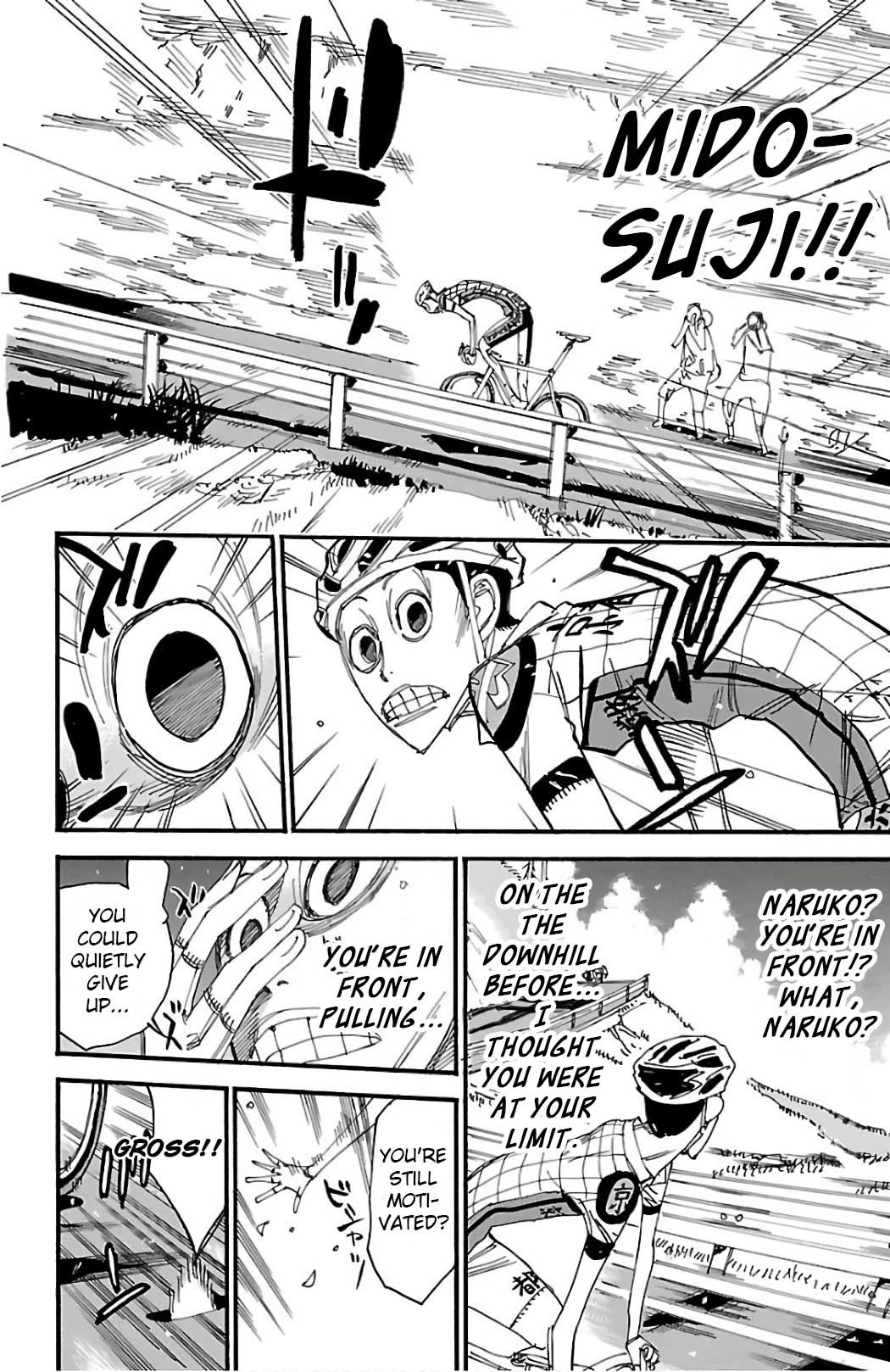 Yowamushi Pedal Chapter 497 page 8 - Chapter 497: The Naruko Limited Express!!