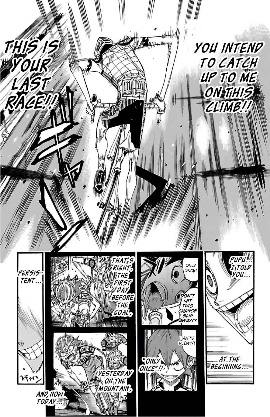 Yowamushi Pedal Chapter 497 page 9 - Chapter 497: The Naruko Limited Express!!
