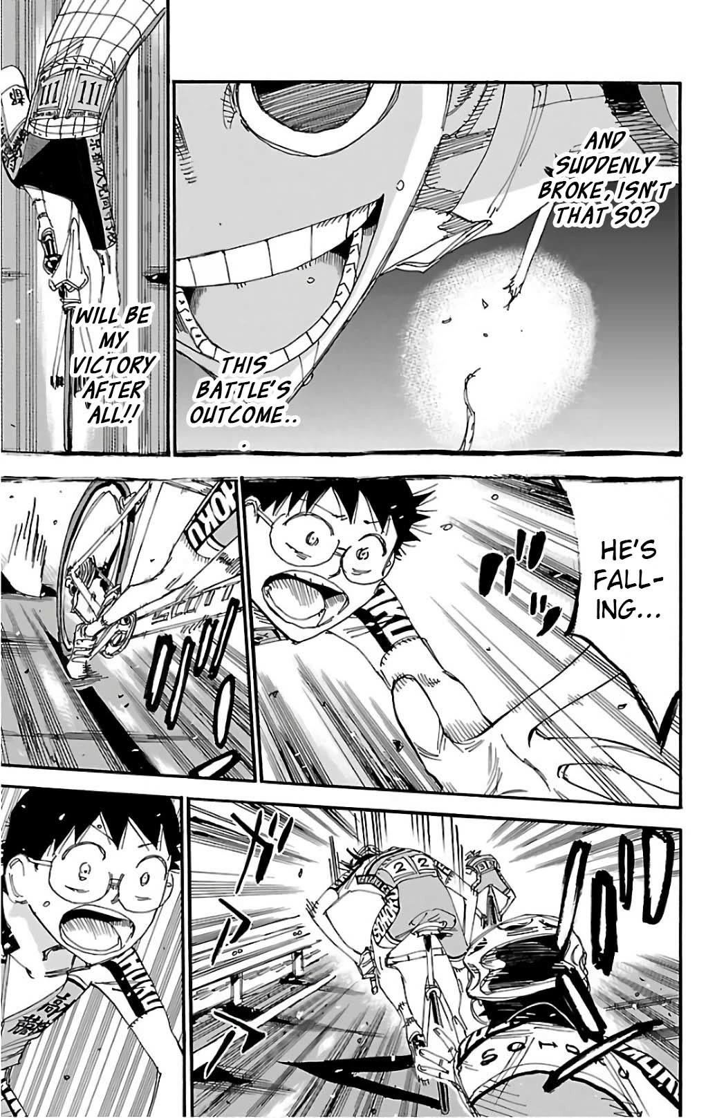 Yowamushi Pedal Chapter 498 page 15 - Chapter 498: The Last Thread