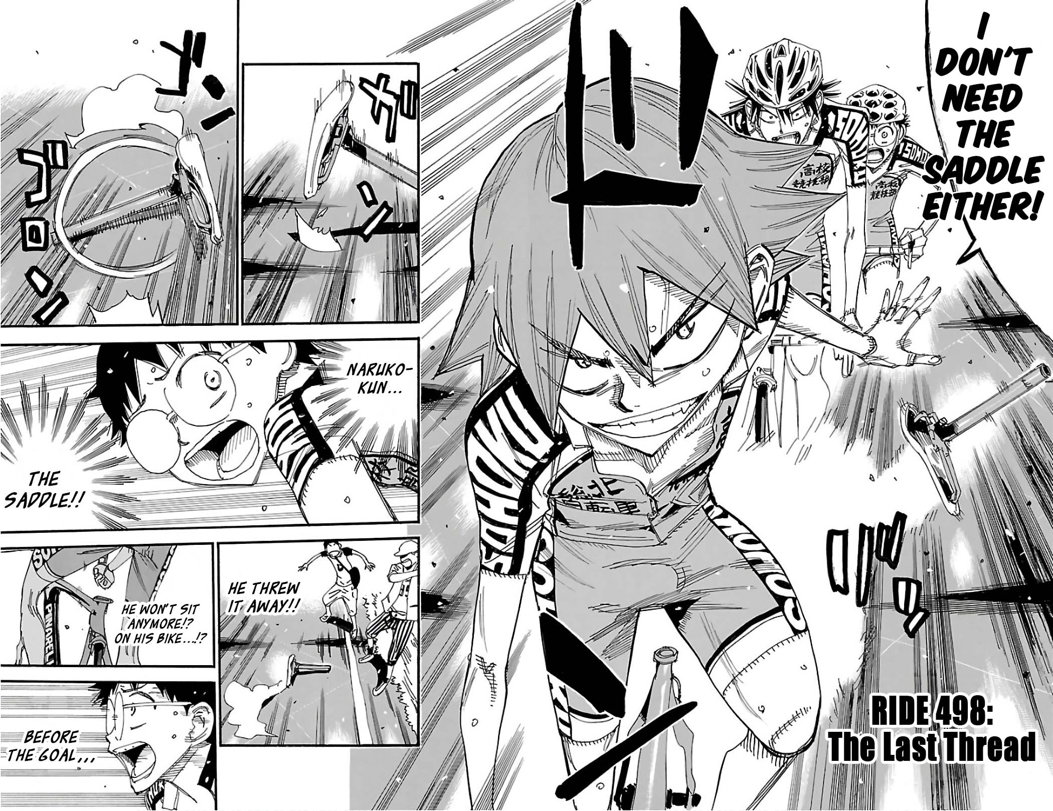 Yowamushi Pedal Chapter 498 page 2 - Chapter 498: The Last Thread