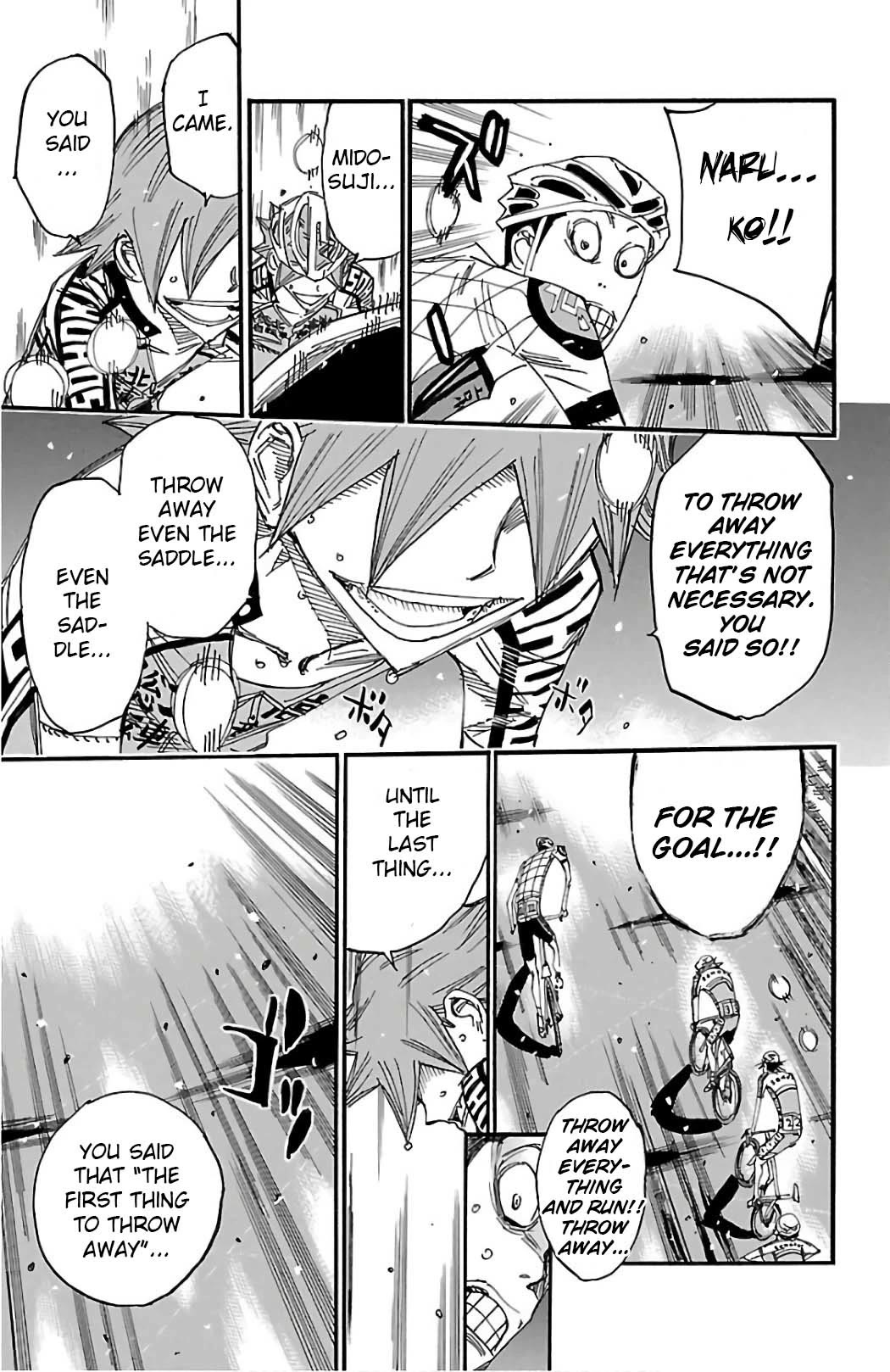 Yowamushi Pedal Chapter 499 page 18 - Chapter 499: Throw Away Everything