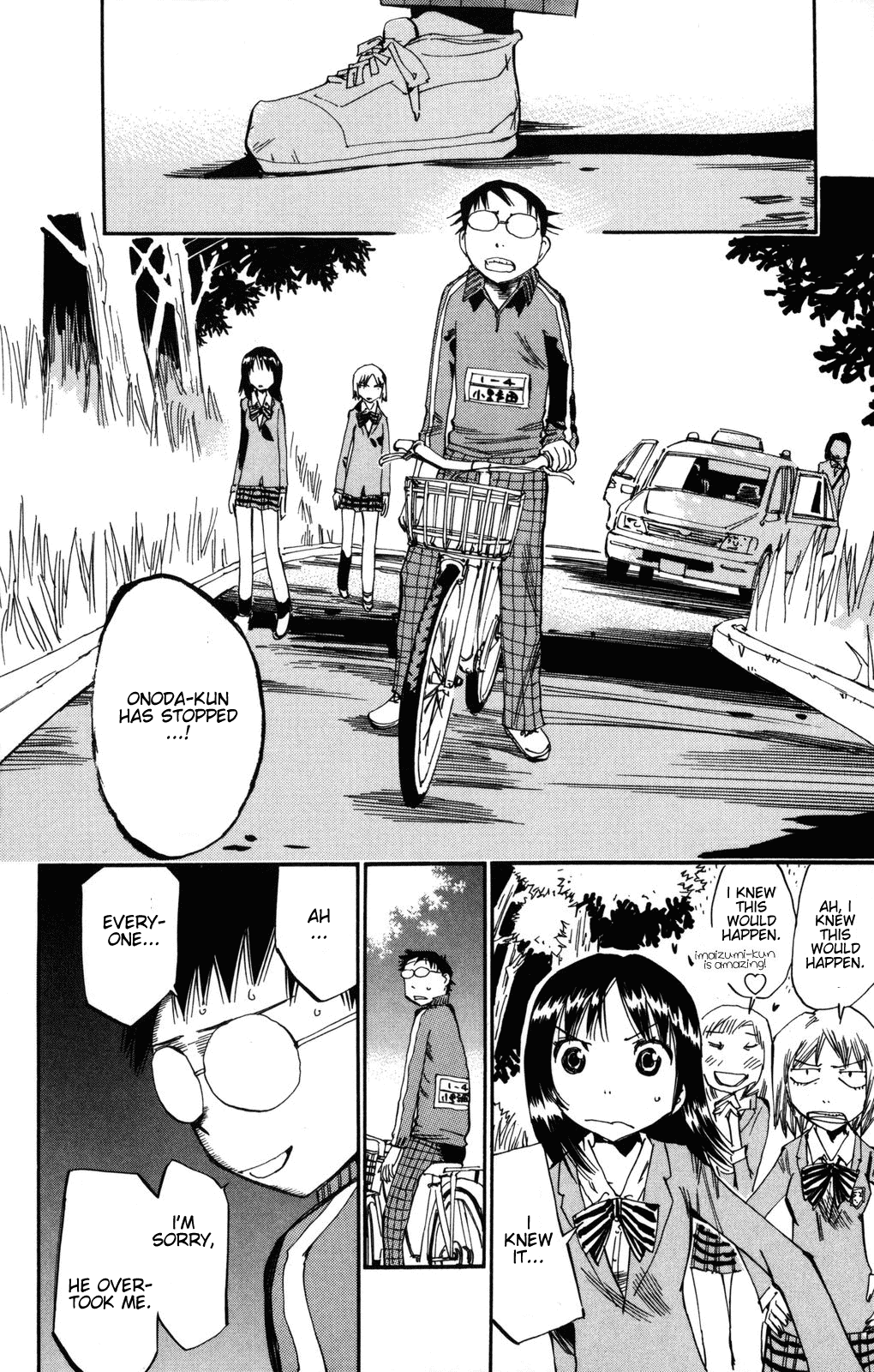 Yowamushi Pedal Chapter 5 page 14 - Chapter 5: There's No Way He Can Catch Up!