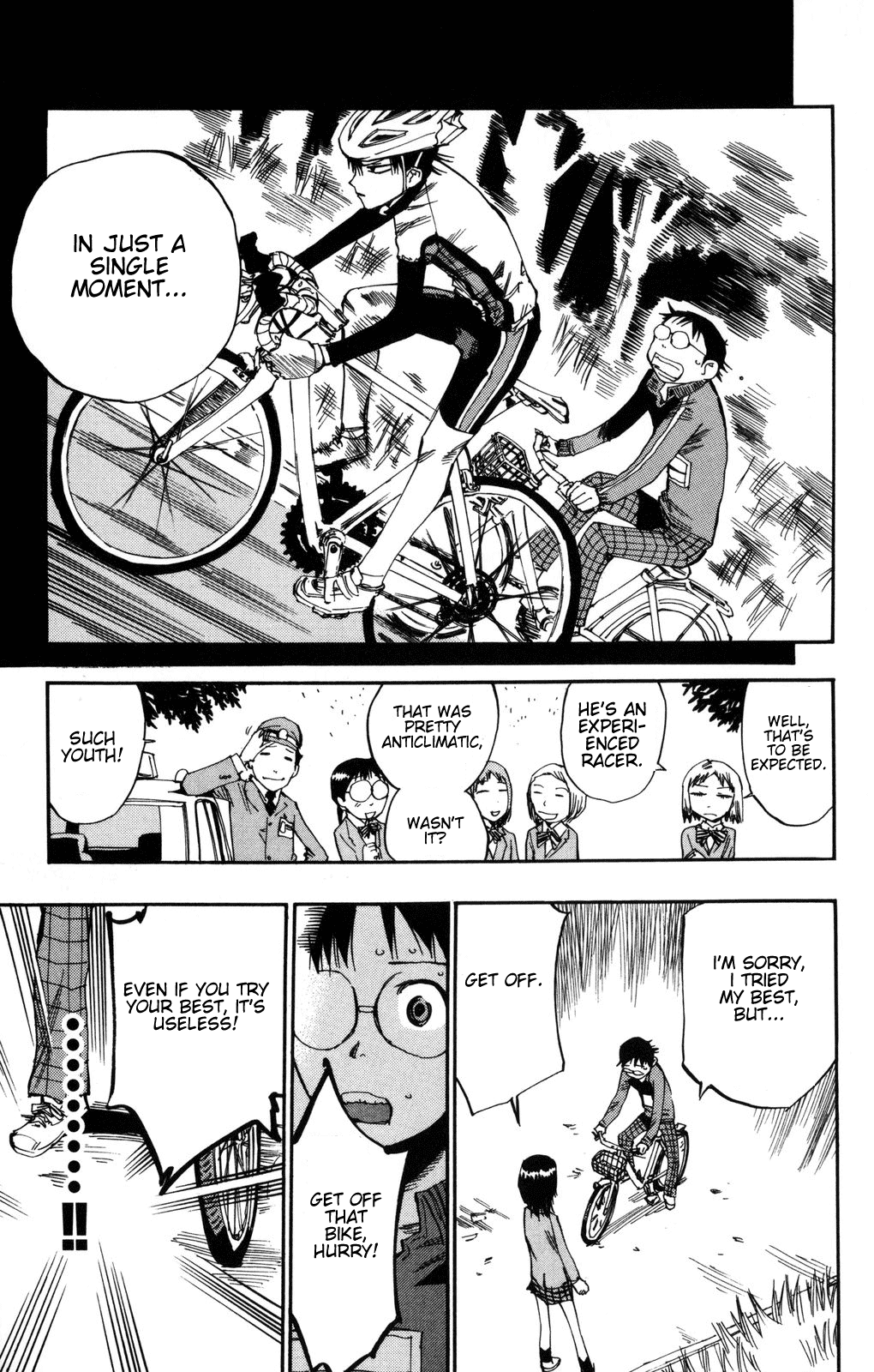 Yowamushi Pedal Chapter 5 page 15 - Chapter 5: There's No Way He Can Catch Up!