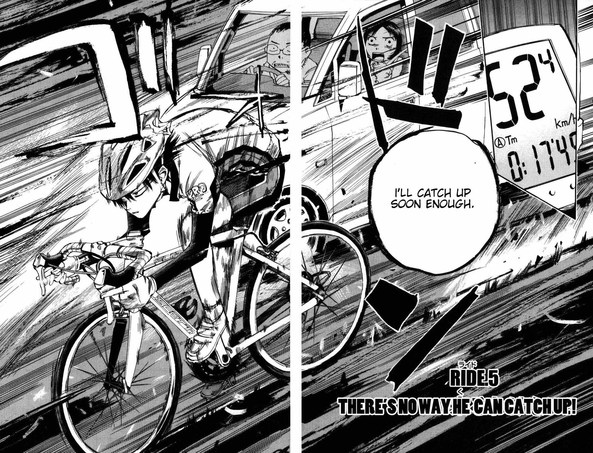 Yowamushi Pedal Chapter 5 page 4 - Chapter 5: There's No Way He Can Catch Up!