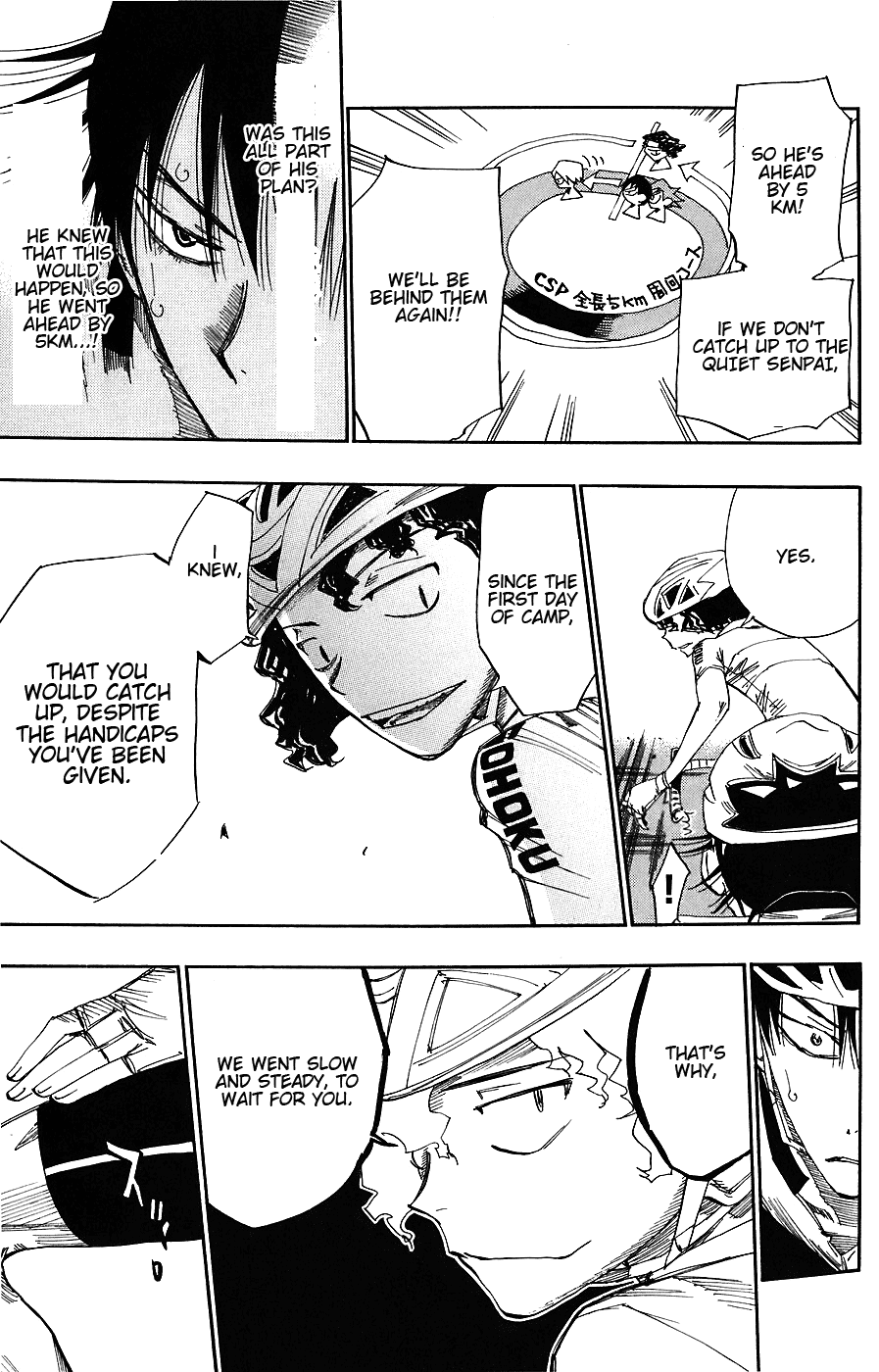 Yowamushi Pedal Chapter 50 page 4 - Chapter 50: Strategy