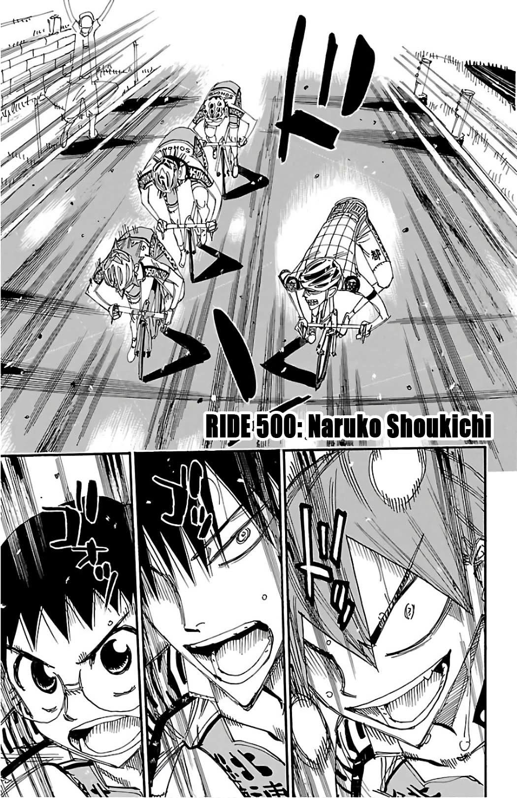 Yowamushi Pedal Chapter 500 page 1 - Chapter 500: Naruko Shoukichi