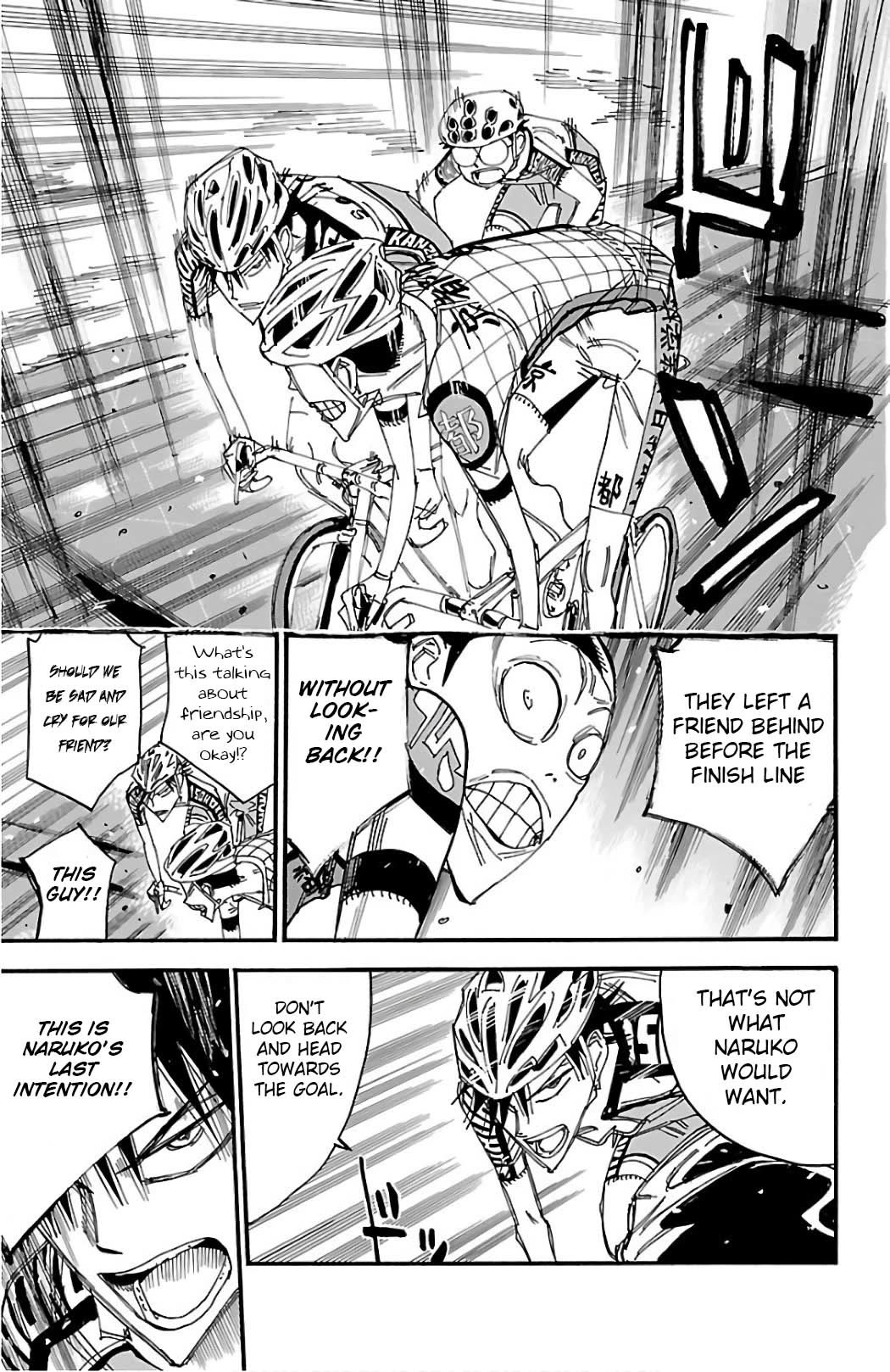Yowamushi Pedal Chapter 500 page 15 - Chapter 500: Naruko Shoukichi