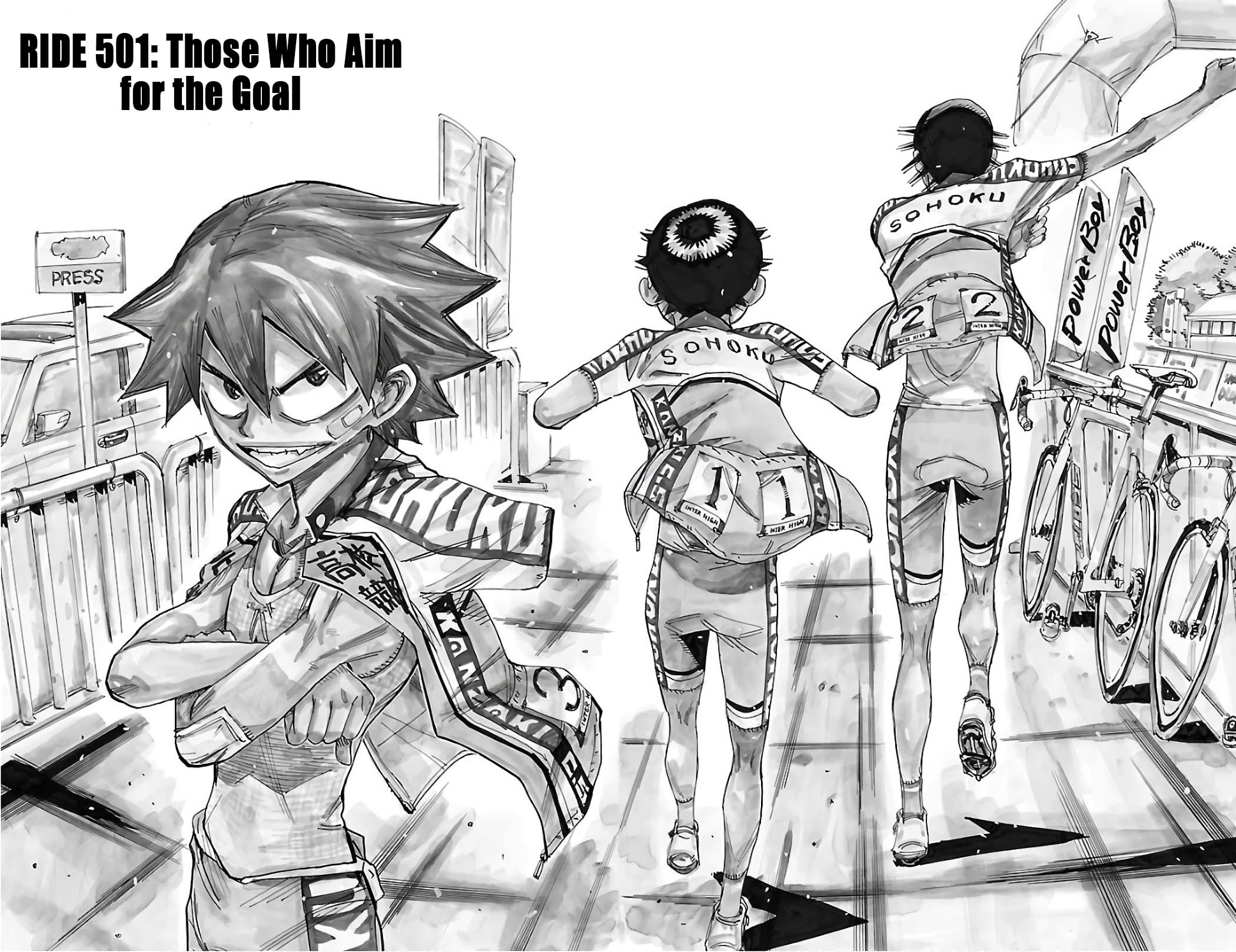 Yowamushi Pedal Chapter 501 page 2 - Chapter 501: Those Who Aim for the Goal