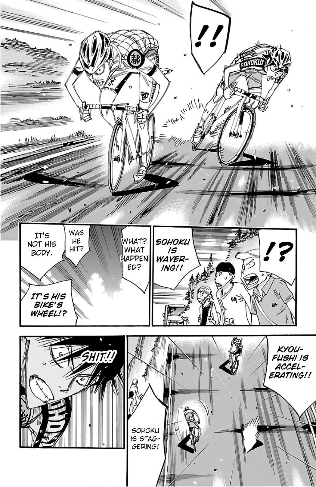 Yowamushi Pedal Chapter 502 page 11 - Chapter 502: Midosuji vs Imaizumi