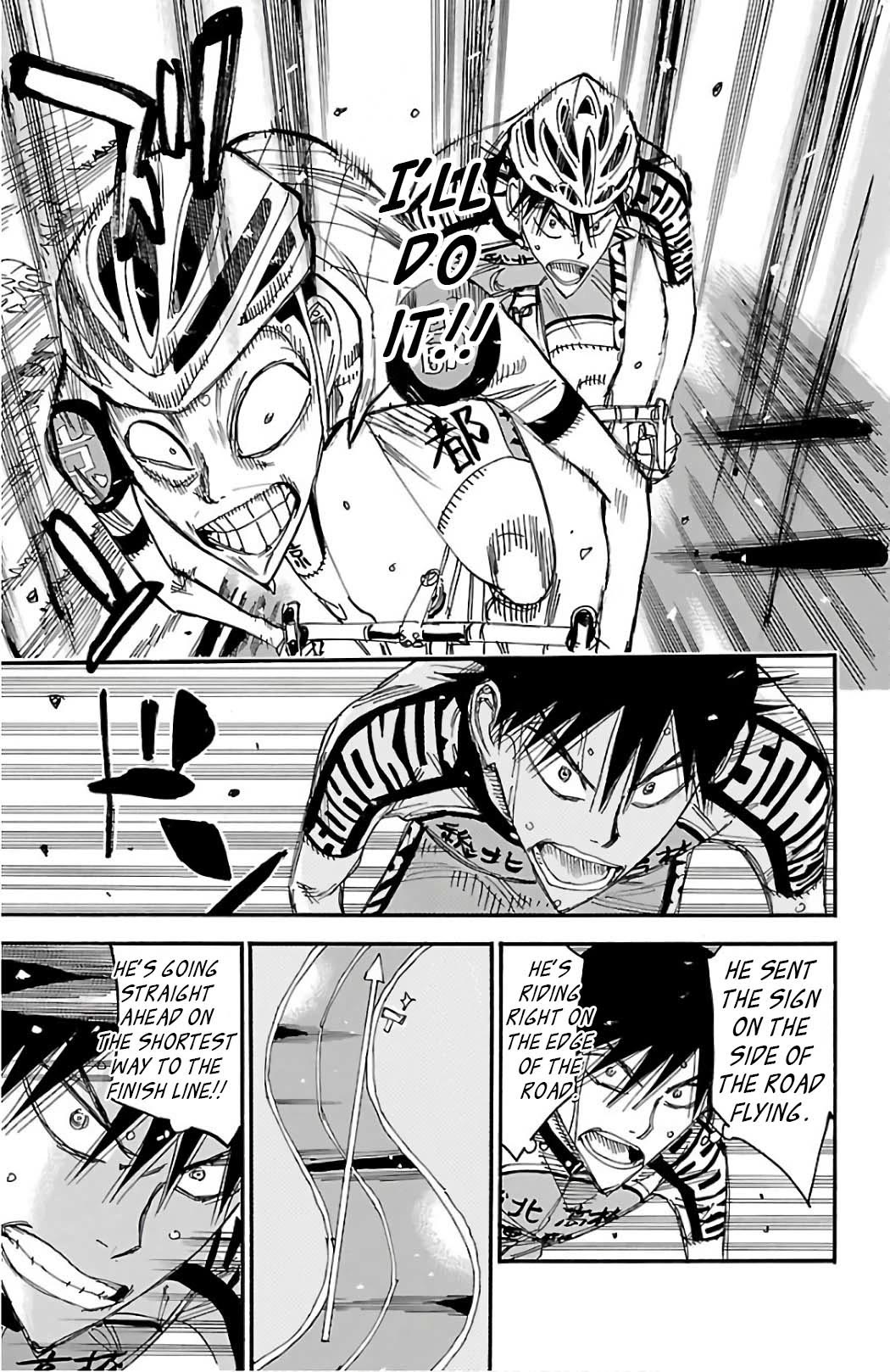 Yowamushi Pedal Chapter 502 page 8 - Chapter 502: Midosuji vs Imaizumi
