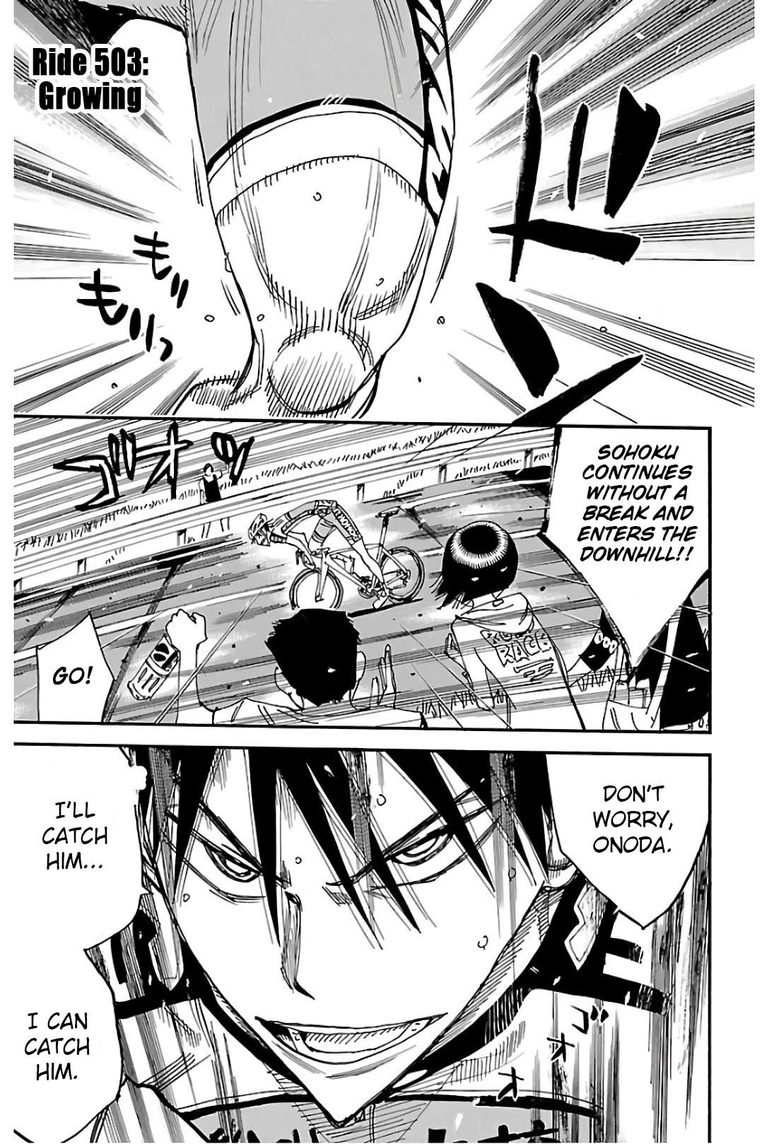 Yowamushi Pedal Chapter 503 page 1 - Chapter 503: Growing