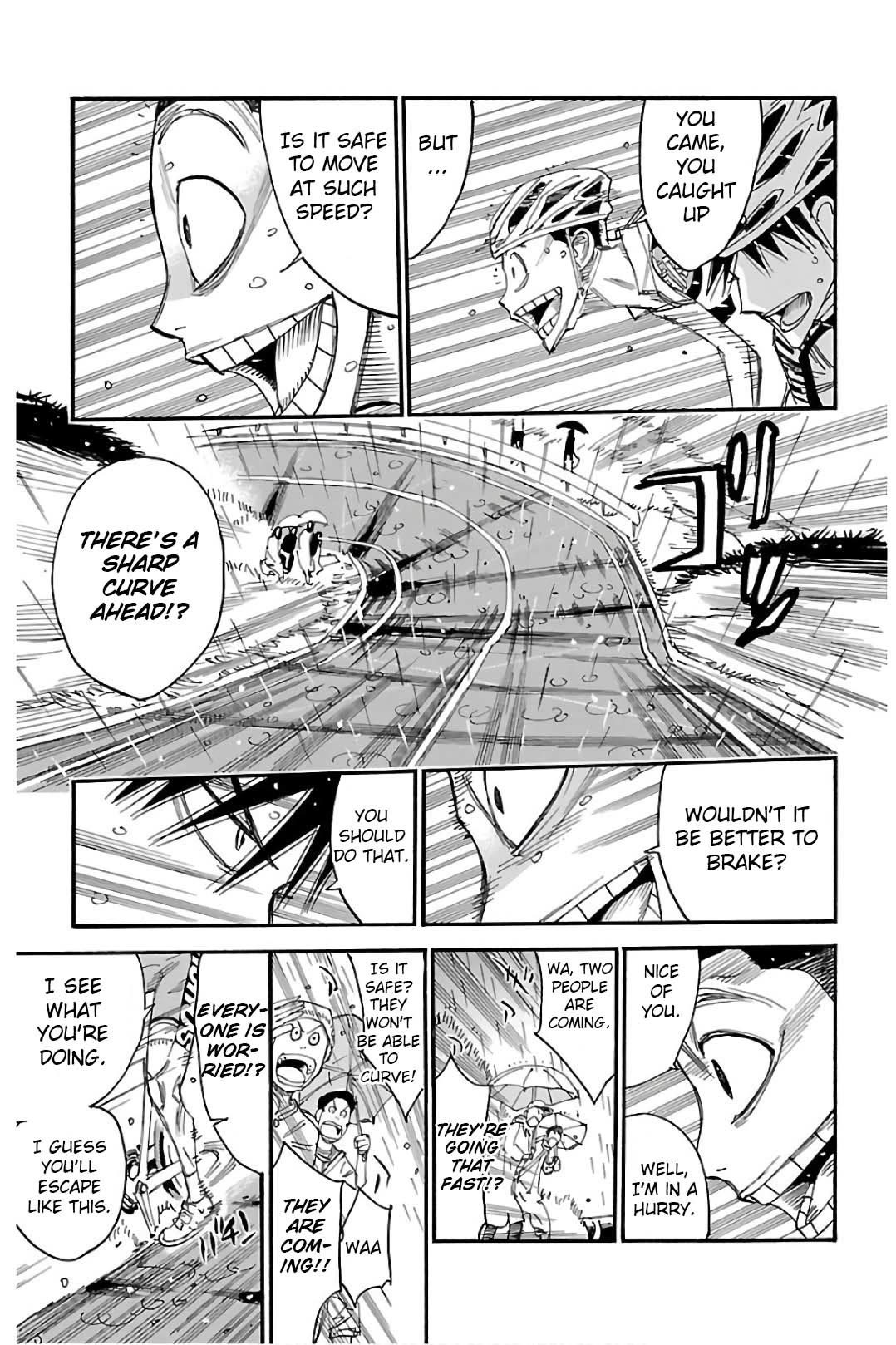 Yowamushi Pedal Chapter 505 page 11 - Chapter 505: The Rainy Downhill