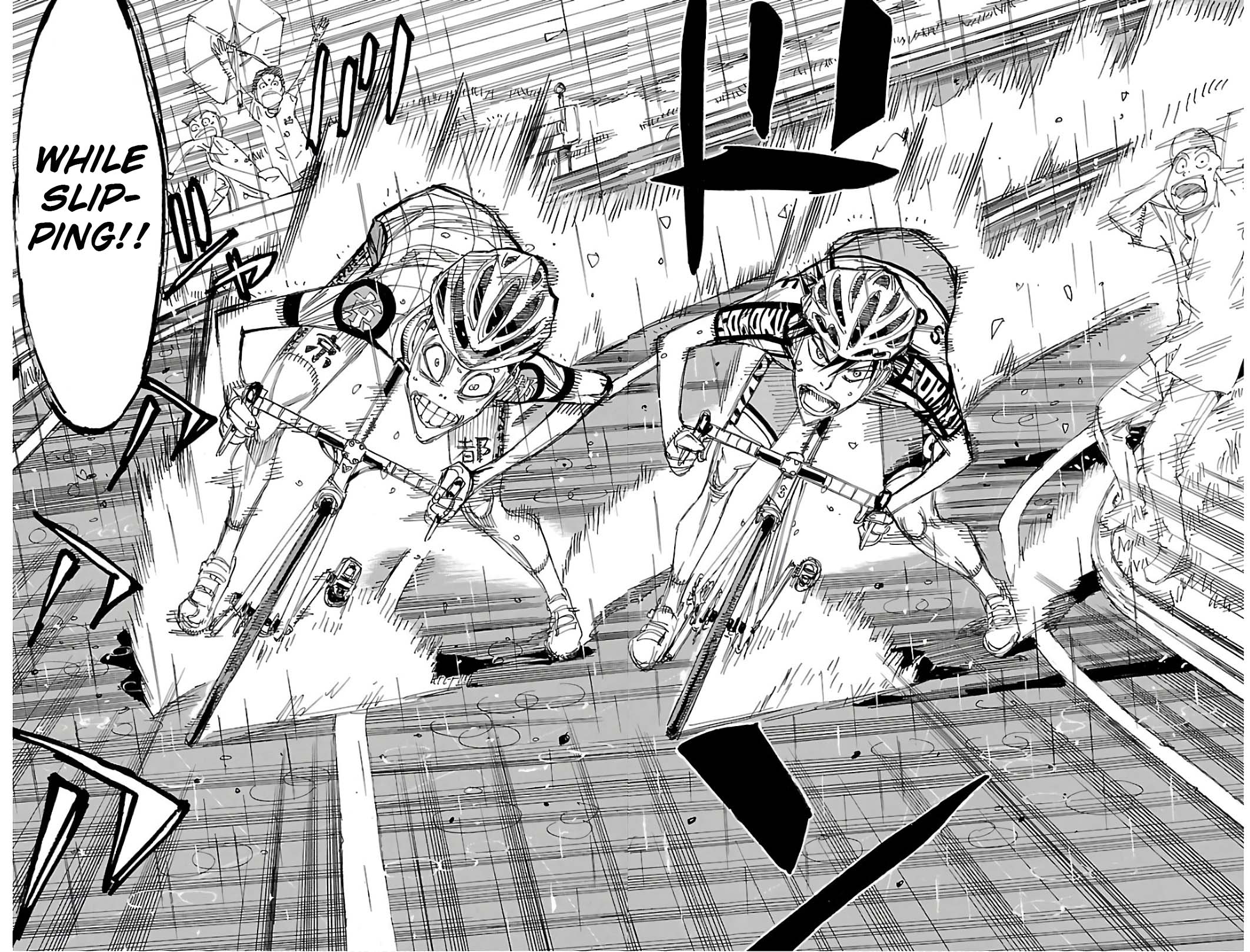 Yowamushi Pedal Chapter 505 page 12 - Chapter 505: The Rainy Downhill