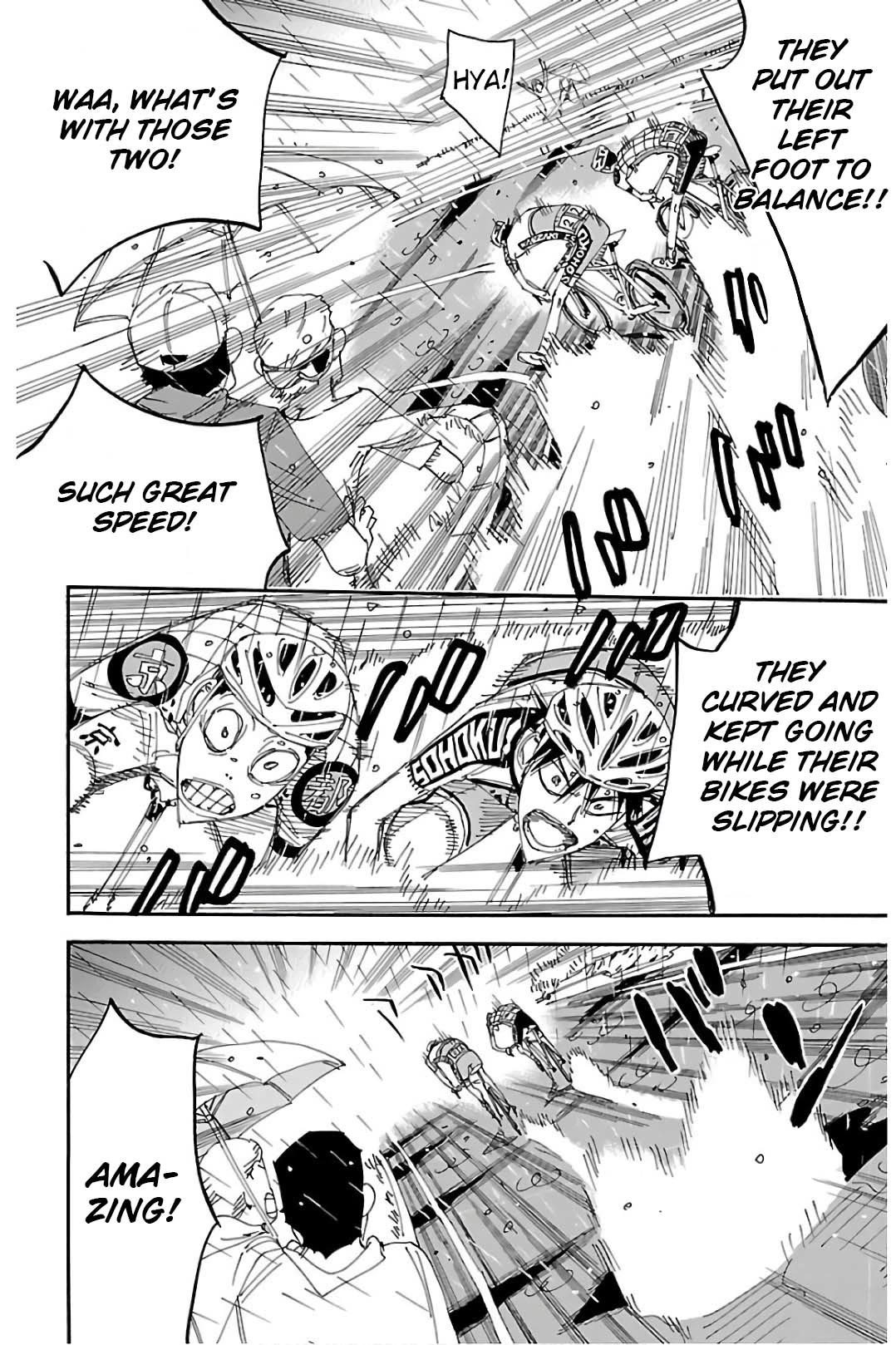 Yowamushi Pedal Chapter 505 page 13 - Chapter 505: The Rainy Downhill