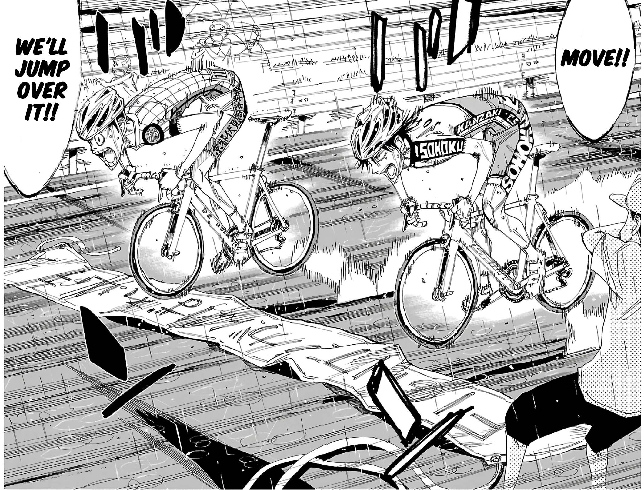 Yowamushi Pedal Chapter 505 page 15 - Chapter 505: The Rainy Downhill