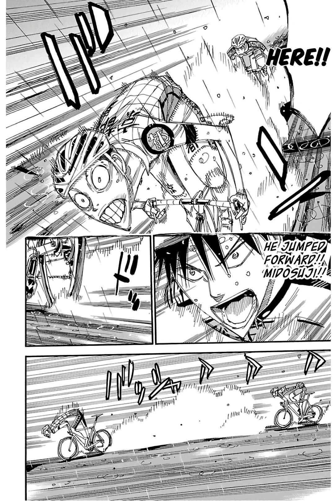 Yowamushi Pedal Chapter 505 page 4 - Chapter 505: The Rainy Downhill