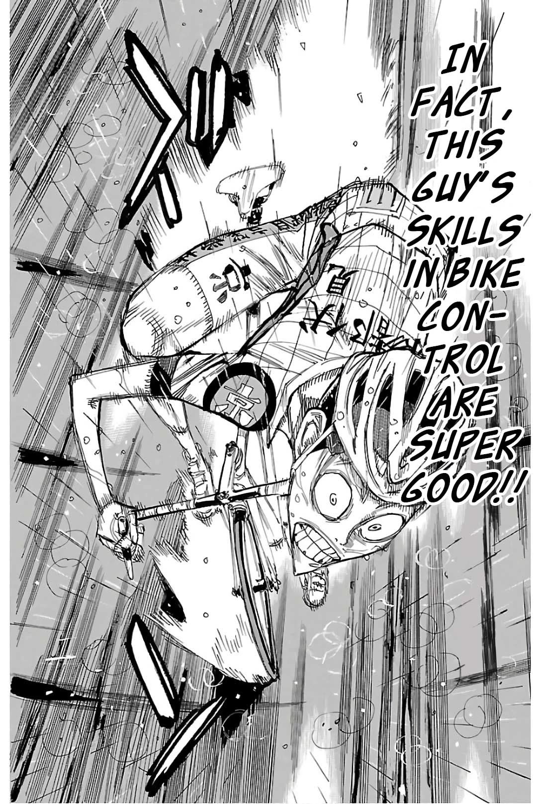 Yowamushi Pedal Chapter 505 page 8 - Chapter 505: The Rainy Downhill