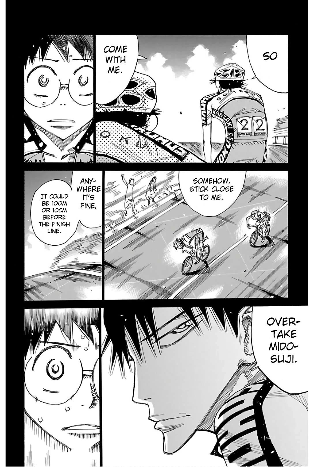 Yowamushi Pedal Chapter 506 page 10 - Chapter 506: Imaizumi's Wish