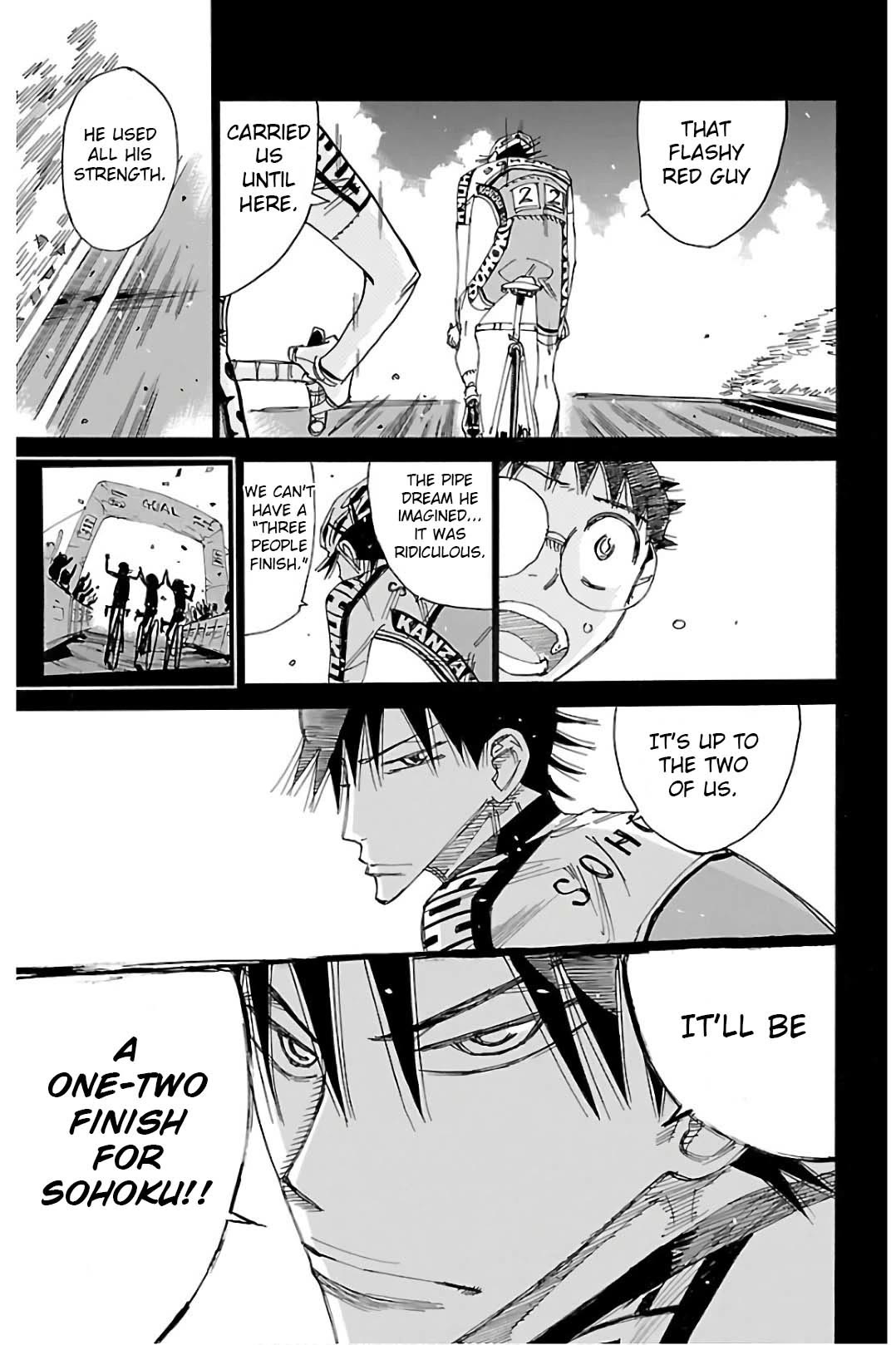 Yowamushi Pedal Chapter 506 page 11 - Chapter 506: Imaizumi's Wish