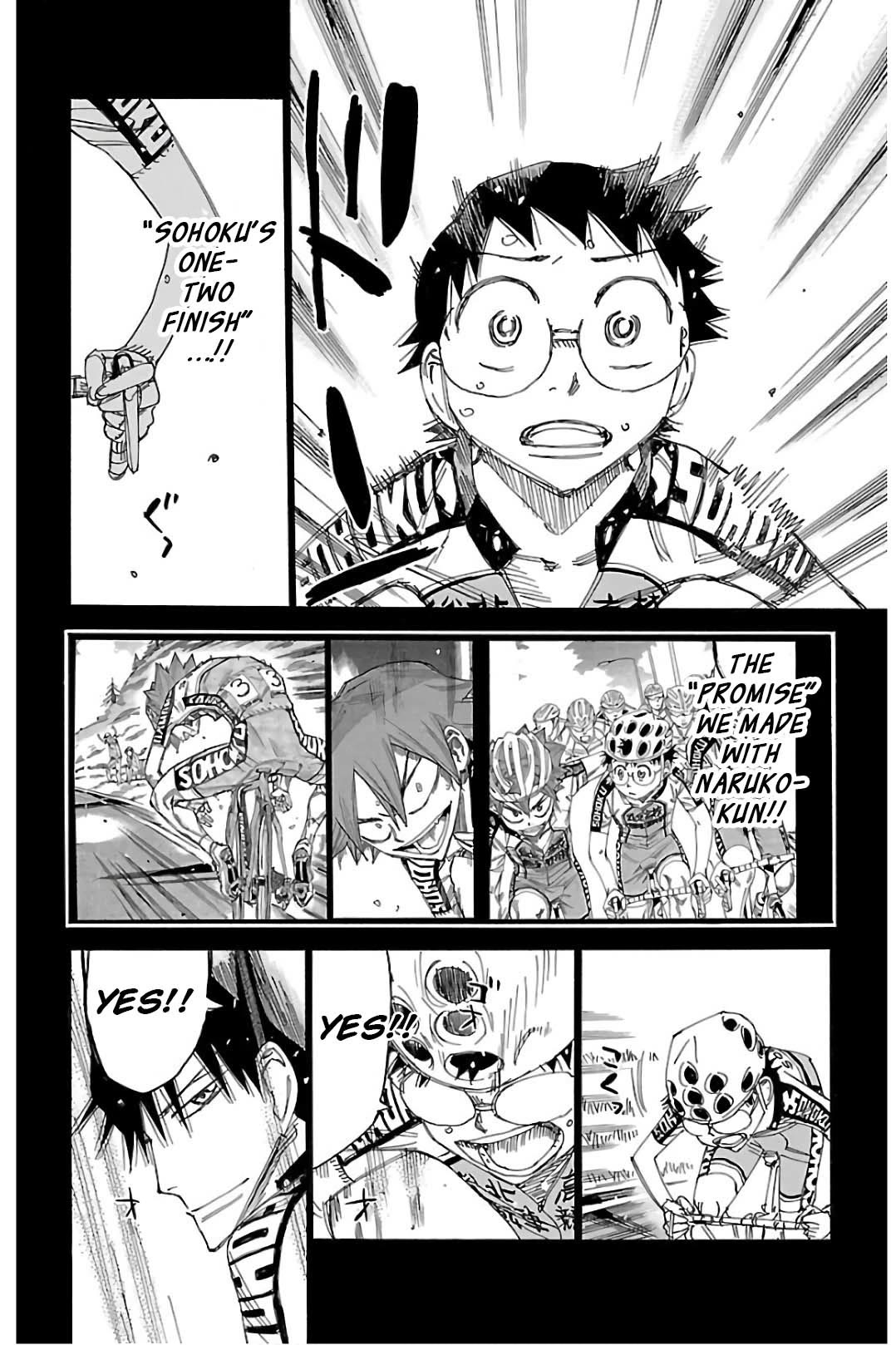 Yowamushi Pedal Chapter 506 page 12 - Chapter 506: Imaizumi's Wish