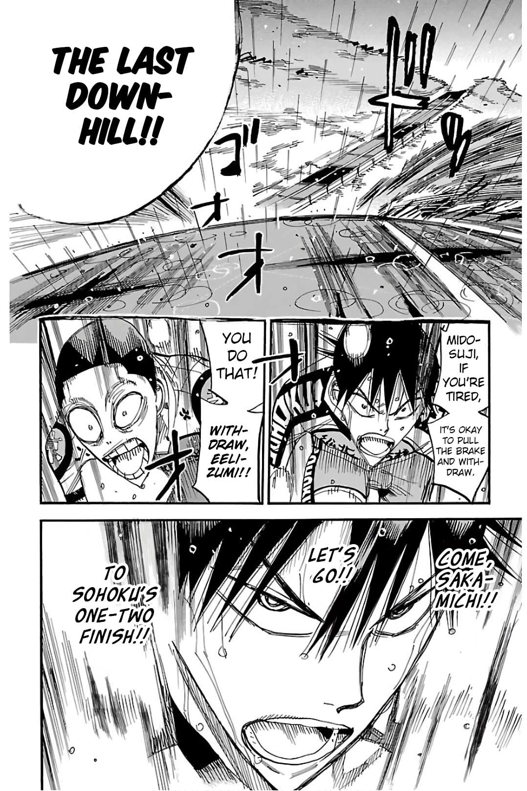Yowamushi Pedal Chapter 506 page 19 - Chapter 506: Imaizumi's Wish