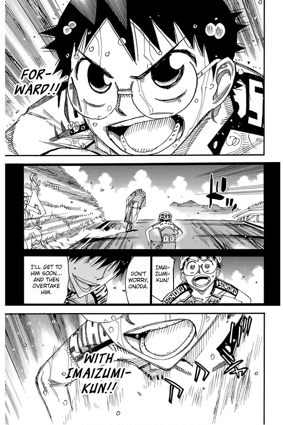 Yowamushi Pedal Chapter 506 page 9 - Chapter 506: Imaizumi's Wish