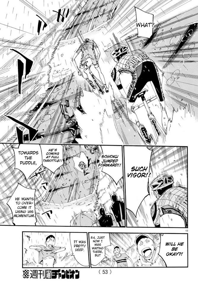 Yowamushi Pedal Chapter 507 page 12 - Chapter 507: Water-gate Dive!!
