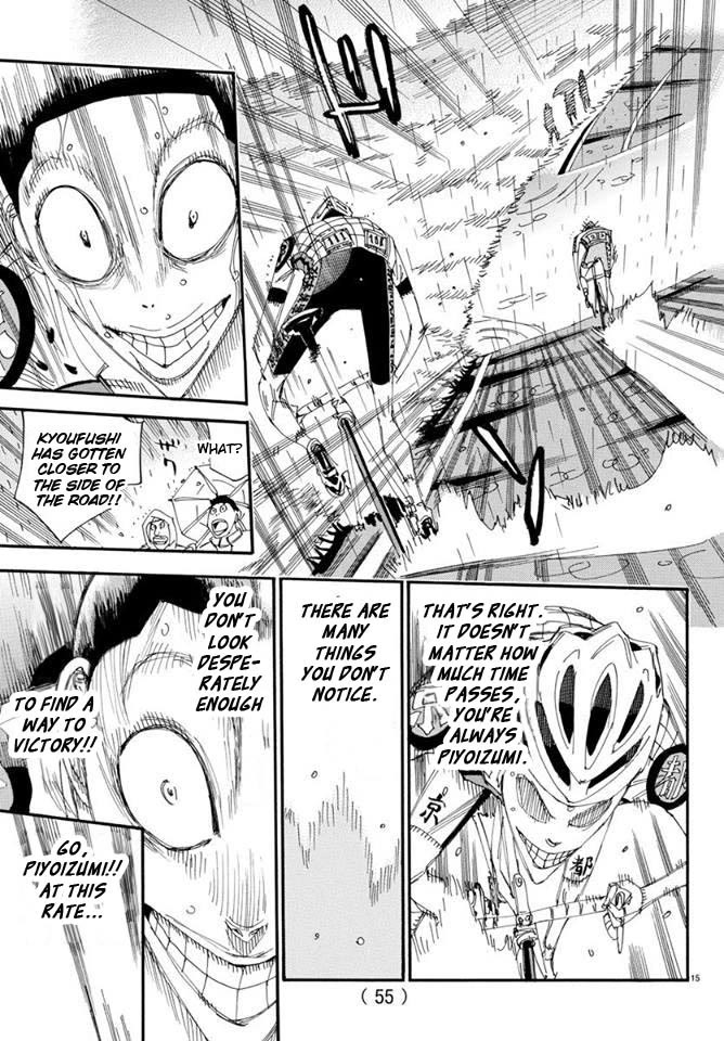 Yowamushi Pedal Chapter 507 page 14 - Chapter 507: Water-gate Dive!!