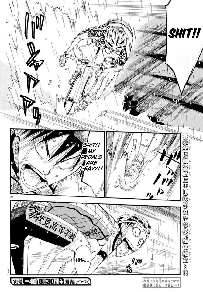 Yowamushi Pedal Chapter 507 page 20 - Chapter 507: Water-gate Dive!!