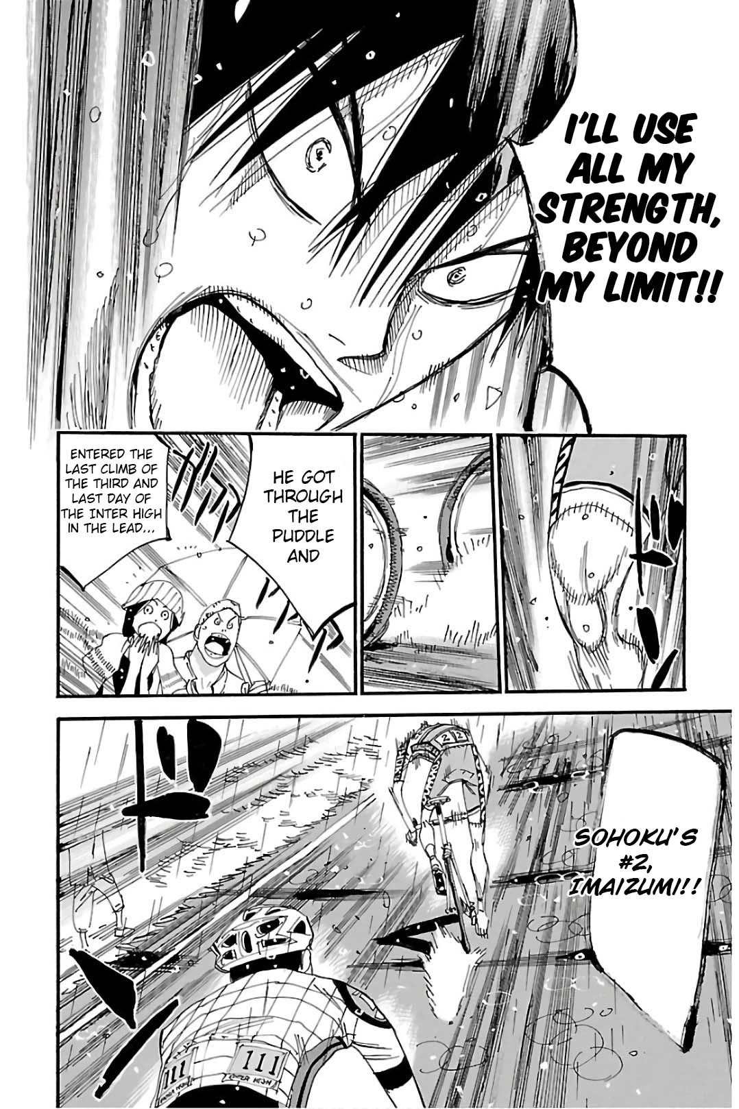 Yowamushi Pedal Chapter 508 page 18 - Chapter 508: Breakthrough!!