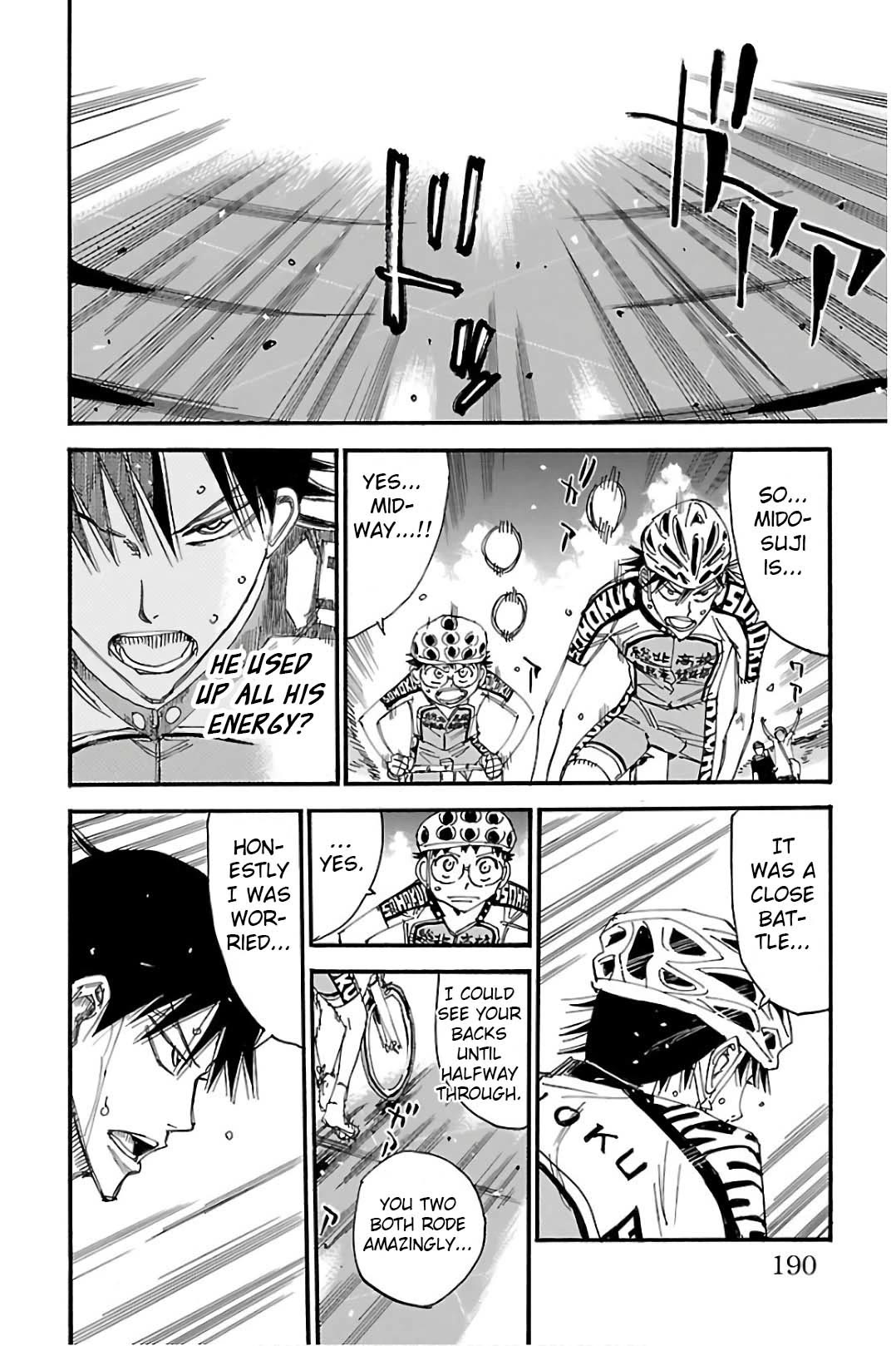 Yowamushi Pedal Chapter 511 page 12 - Chapter 511: The Fight's End