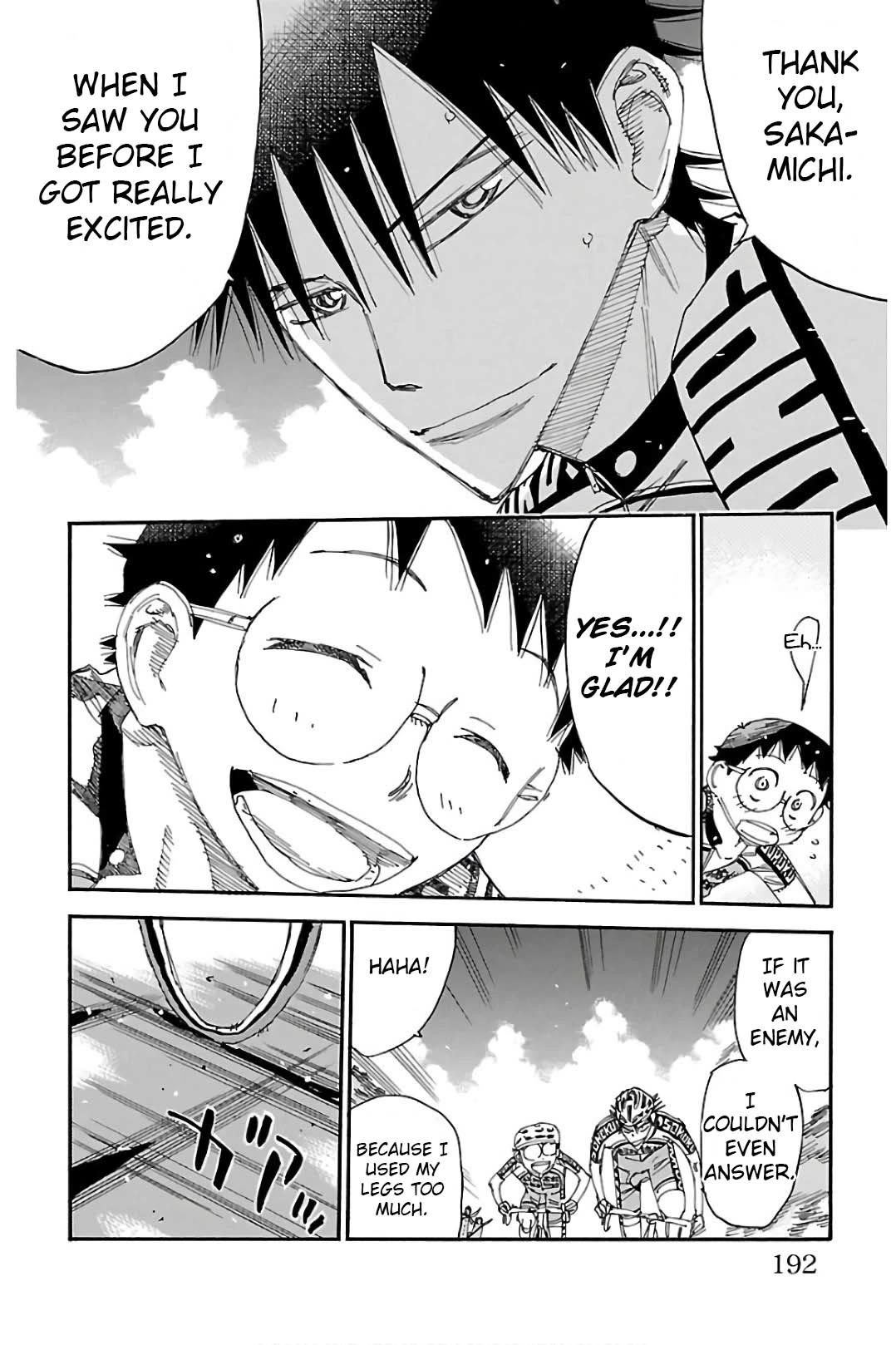Yowamushi Pedal Chapter 511 page 14 - Chapter 511: The Fight's End