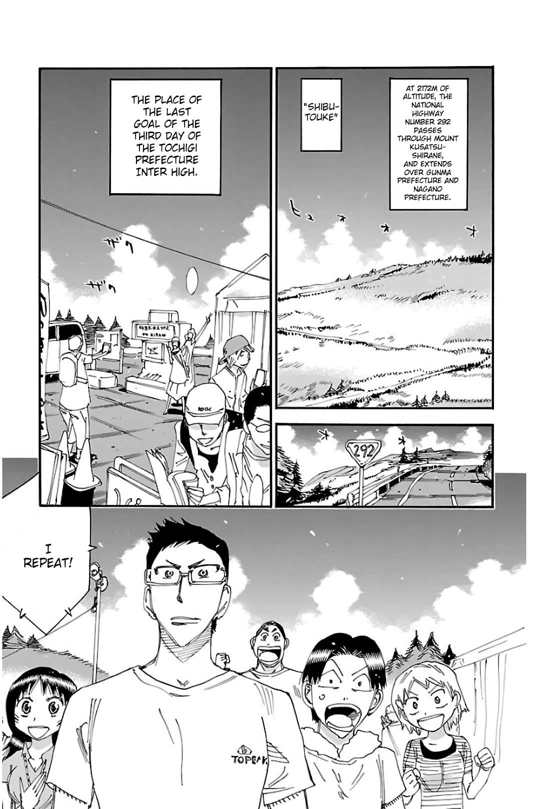 Yowamushi Pedal Chapter 512 page 3 - Chapter 512: Raising Expectations