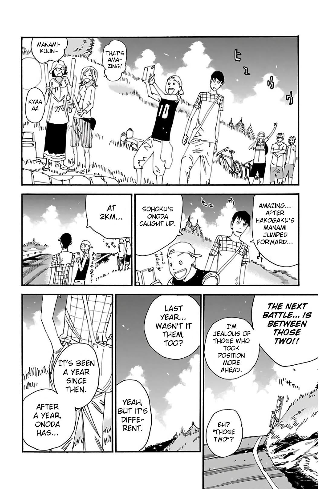 Yowamushi Pedal Chapter 514 page 15 - Chapter 514: Sohoku, The Last Orders