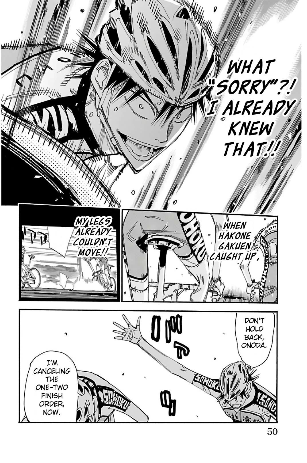 Yowamushi Pedal Chapter 514 page 2 - Chapter 514: Sohoku, The Last Orders