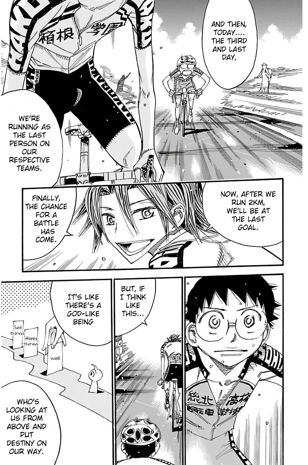 Yowamushi Pedal Chapter 515 page 12 - Chapter 515: The 2m until the Start